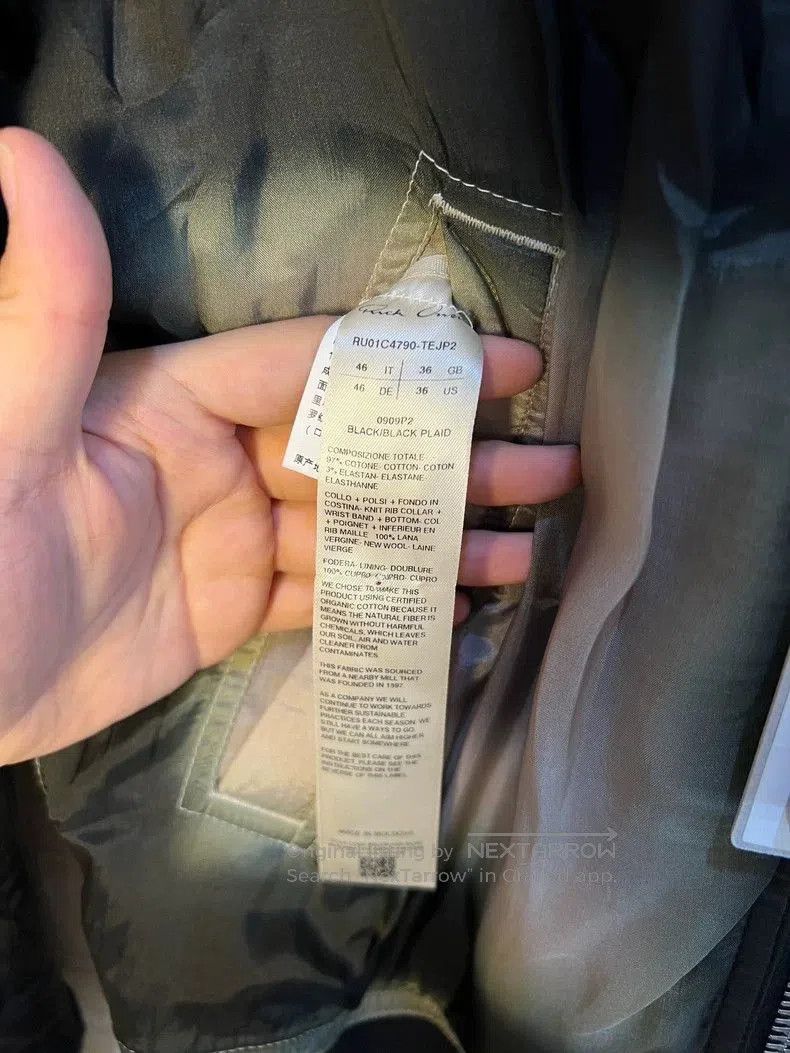 Other Rick Owens 23SS EDFU MA1 Bomber Jacket. Size US M / EU 48-50 / 2 - 6 Thumbnail