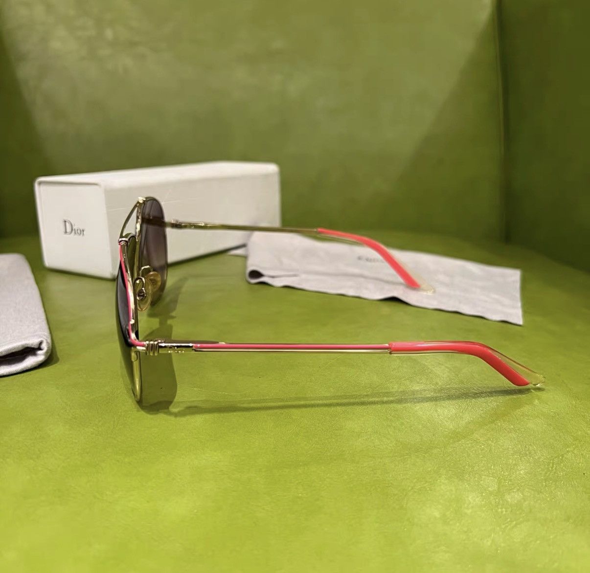 Dior Dior Colorblock Sunglasses J42 Size ONE SIZE - 5 Thumbnail
