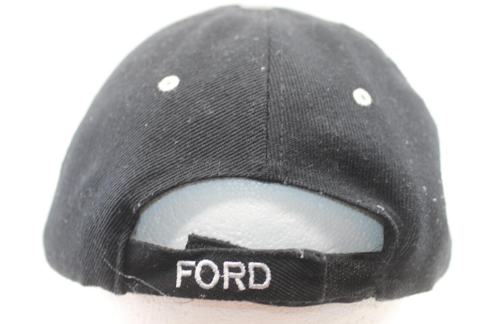 Point Zero Vintage Ford Racing Logo Cap Black Embroidered Adjustable Size ONE SIZE - 5 Thumbnail