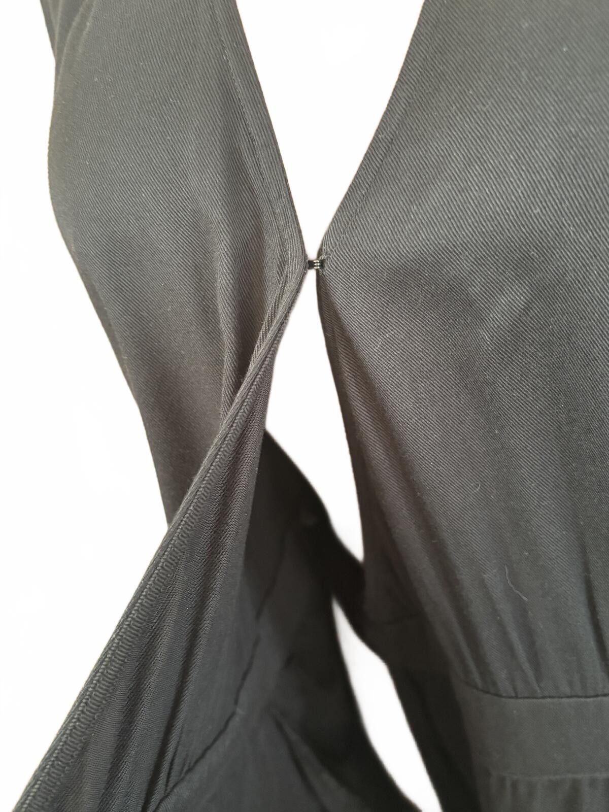 Band Tees Bando Elegant Black Long Sleeve Midi Dress M/L Size M / US 6-8 / IT 42-44 - 8 Thumbnail