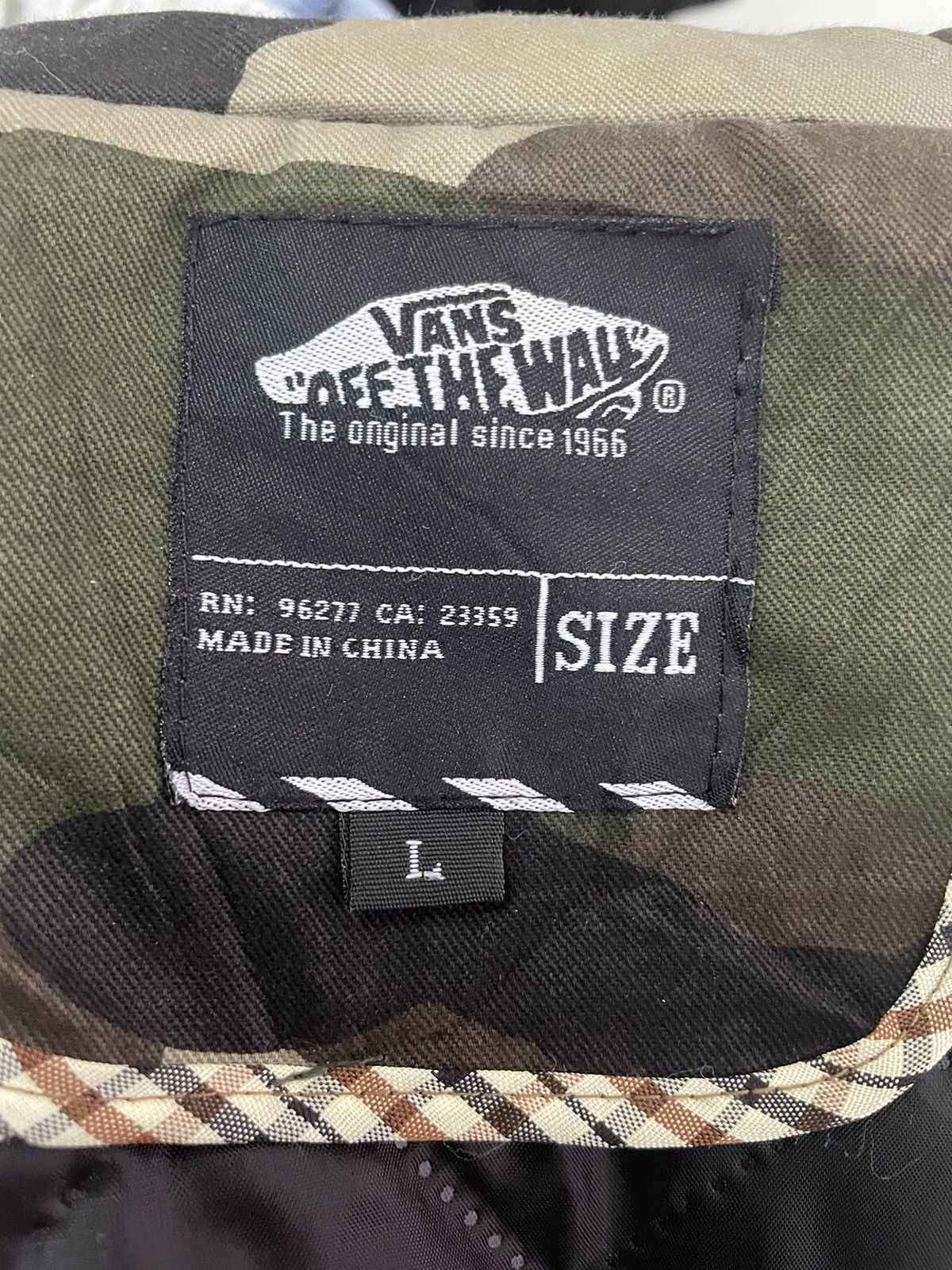 Vans Vans Of The Wall Bomber Hoodie Jacket Size US L / EU 52-54 / 3 - 6 Thumbnail