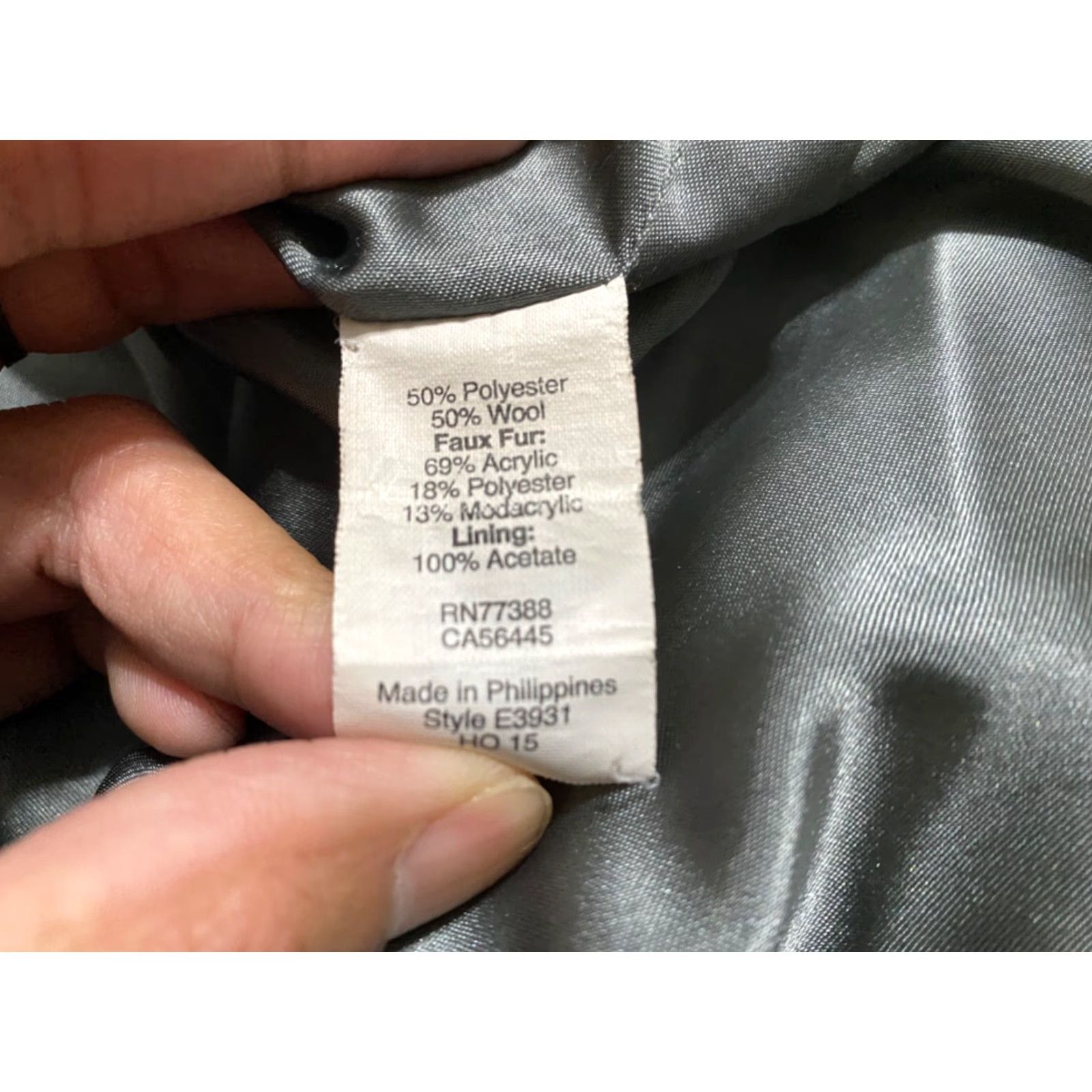 J.Crew VINTAGE J.CREW Coat Parka Wool Gray 4 Women Full Zip Snap Button Pockets Mid-Length Wool Blend Jacket Measurements First Class? Size S / US 4 / IT 40 - 6 Thumbnail