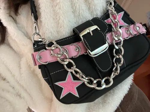 Japanese Brand Shoulder Pink Bag Size ONE SIZE - 2 Thumbnail