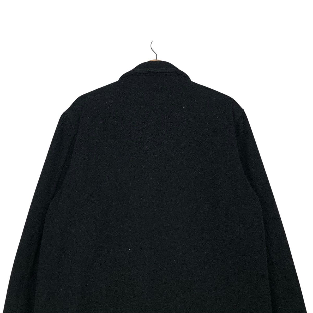 Leather TOMMY Wool Leather Button Jacket #2133-C94 Size US XL / EU 56 / 4 - 8 Thumbnail