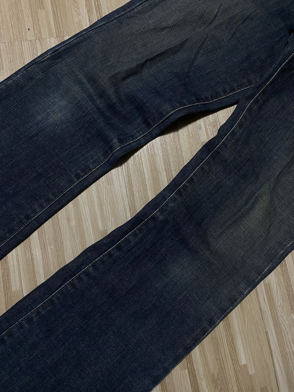 Japanese Brand 💥FLARE 90s DISTRESS JEANS💥 Size US 28 / EU 44 - 7 Thumbnail