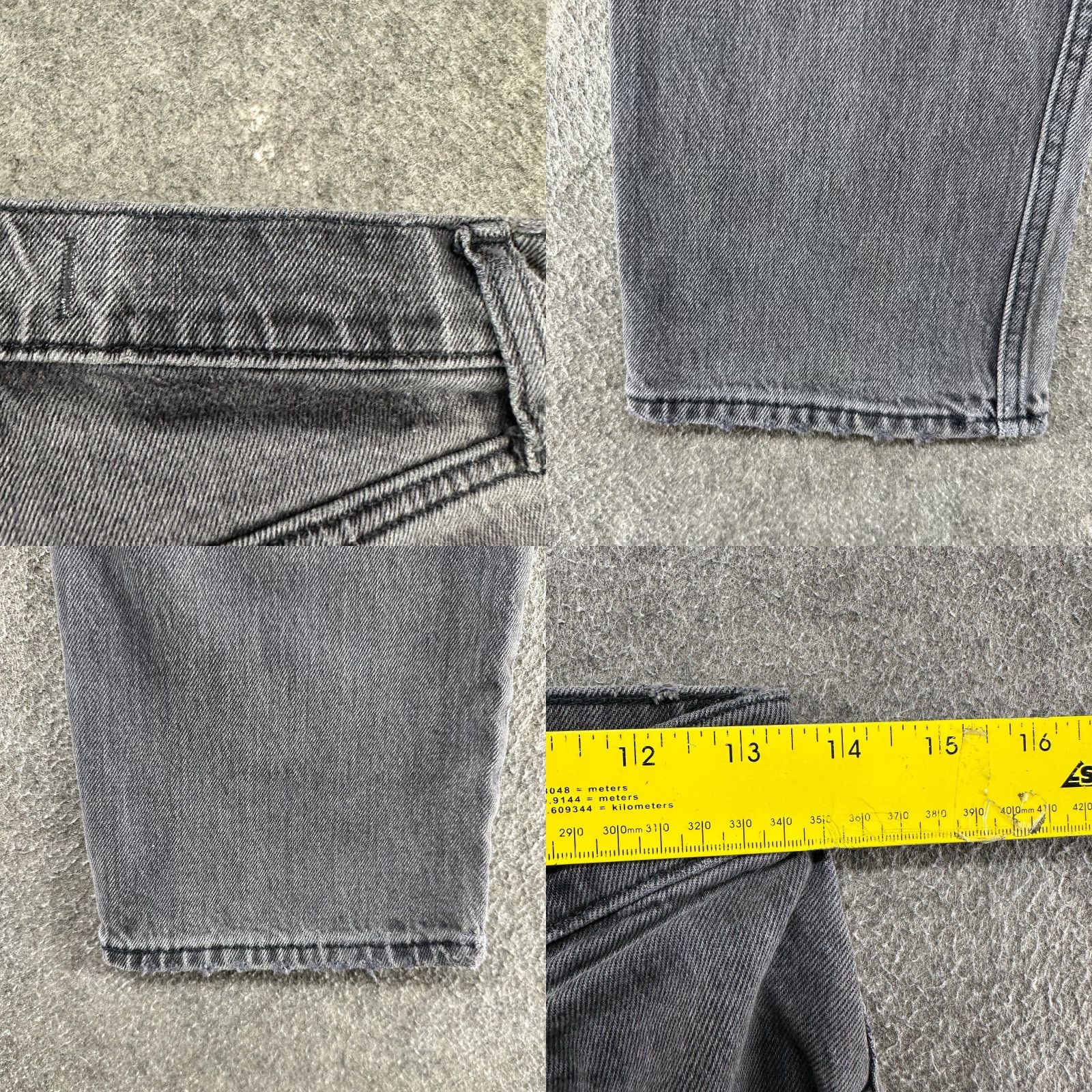 Abercrombie & Fitch Abercrombie & Fitch Jeans Womens 27 Black 90s Vintage Straight High Rise Size 27" / US 4 / IT 40 - 9 Thumbnail