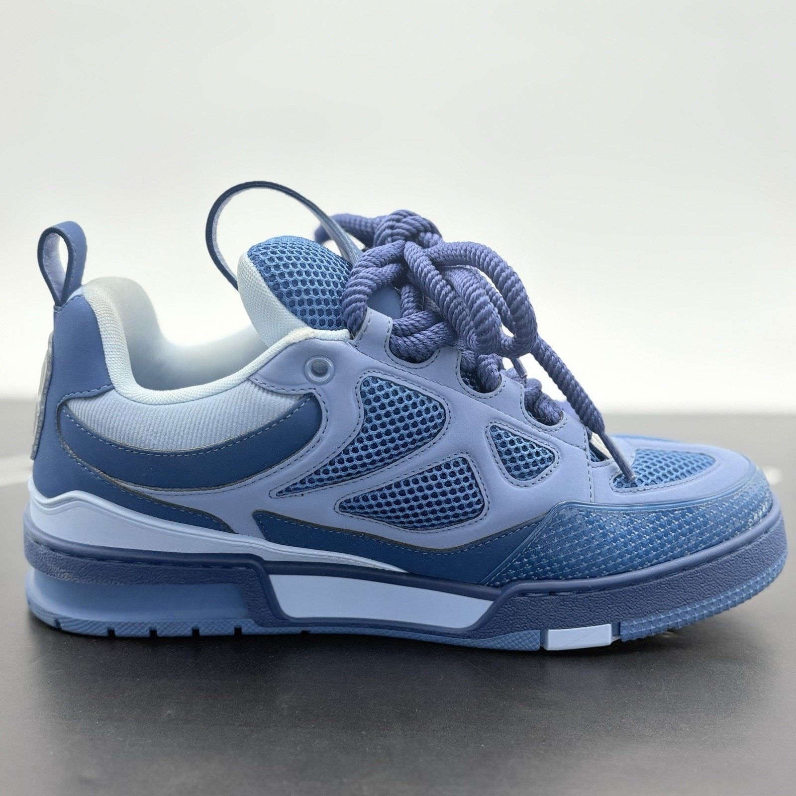 Louis Vuitton (8-8.5 US) Louis Vuitton Skate ' Blue ' | SUPER CLEAN! Size US 8 / EU 41 - 11 Thumbnail