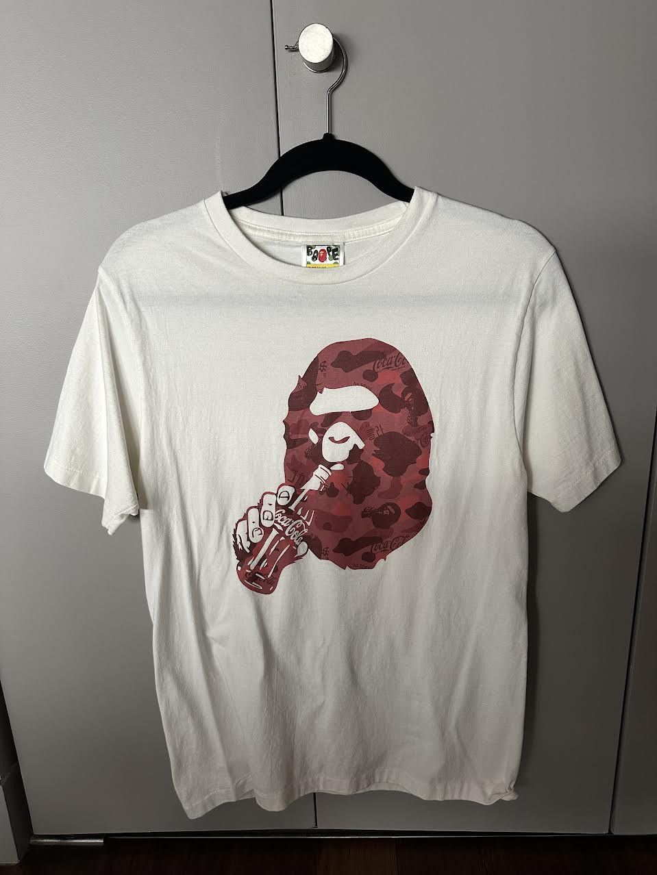 APE BAPE KAWS  COCA COLA コカコーラ　Tシャツ 2XL A Bathing Ape Coca-Cola Size XL Tee Coca Gate Long Sleeve T