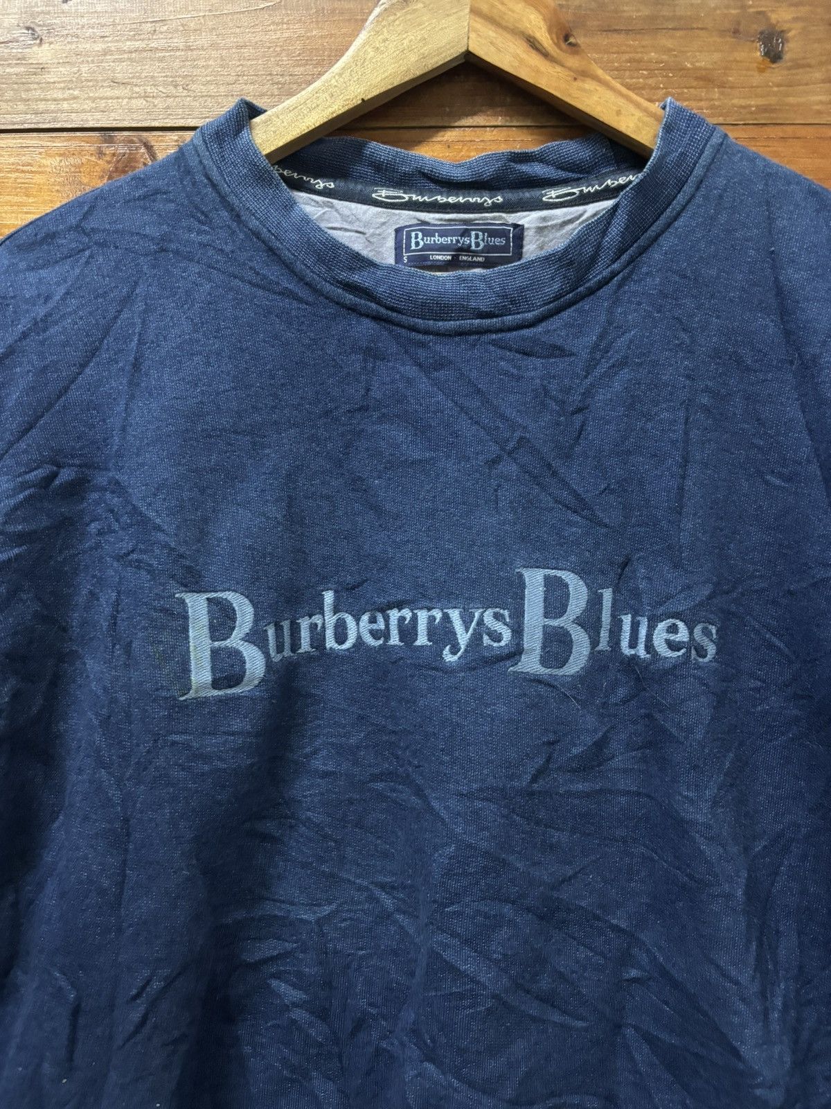 Burberry Vintage burberrys blues embroidery sweatshirt Size US S / EU 44-46 / 1 - 3 Thumbnail