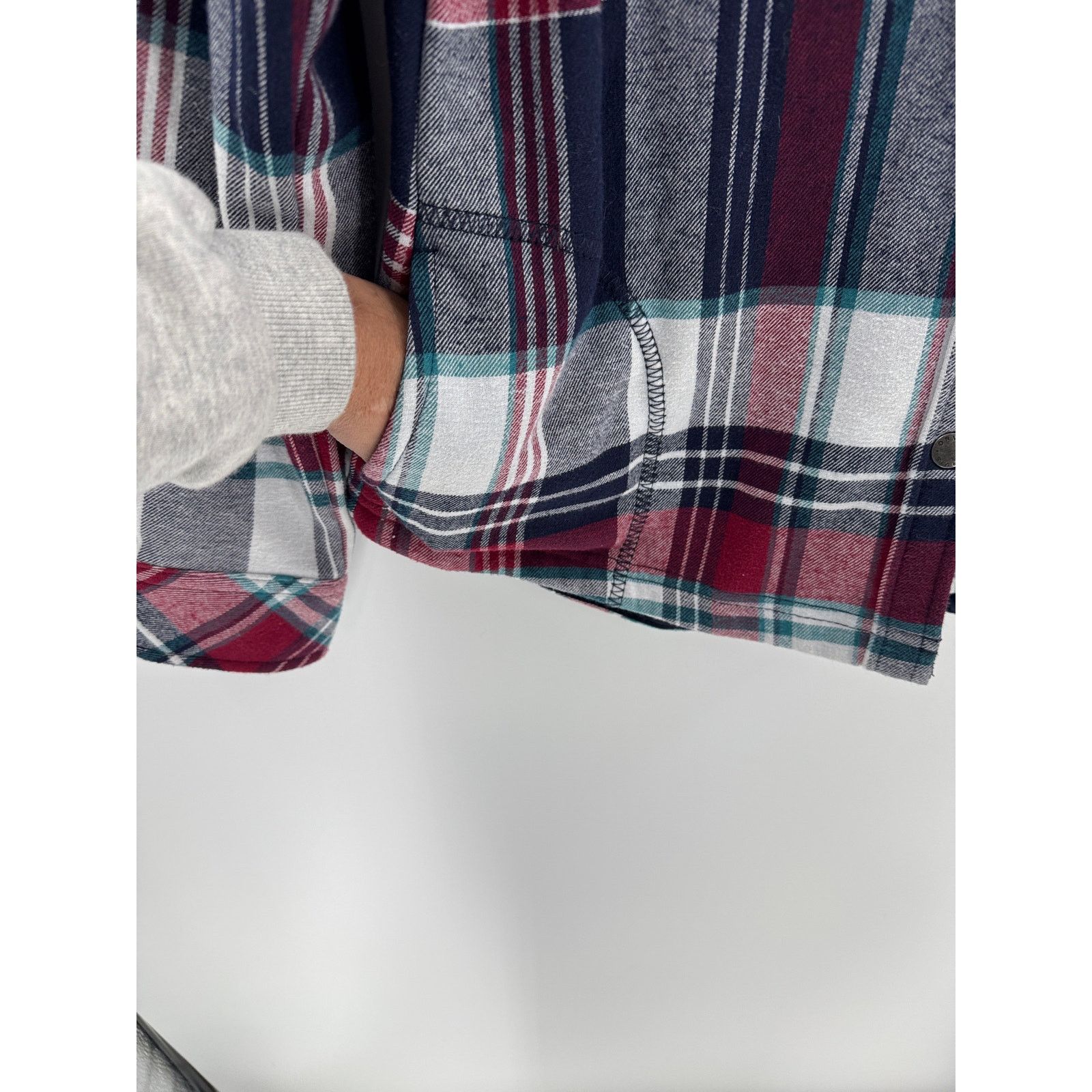 Orvis Orvis Pinnacle fleece-lined flannel shacket red navy green Size S / US 4 / IT 40 - 5 Thumbnail