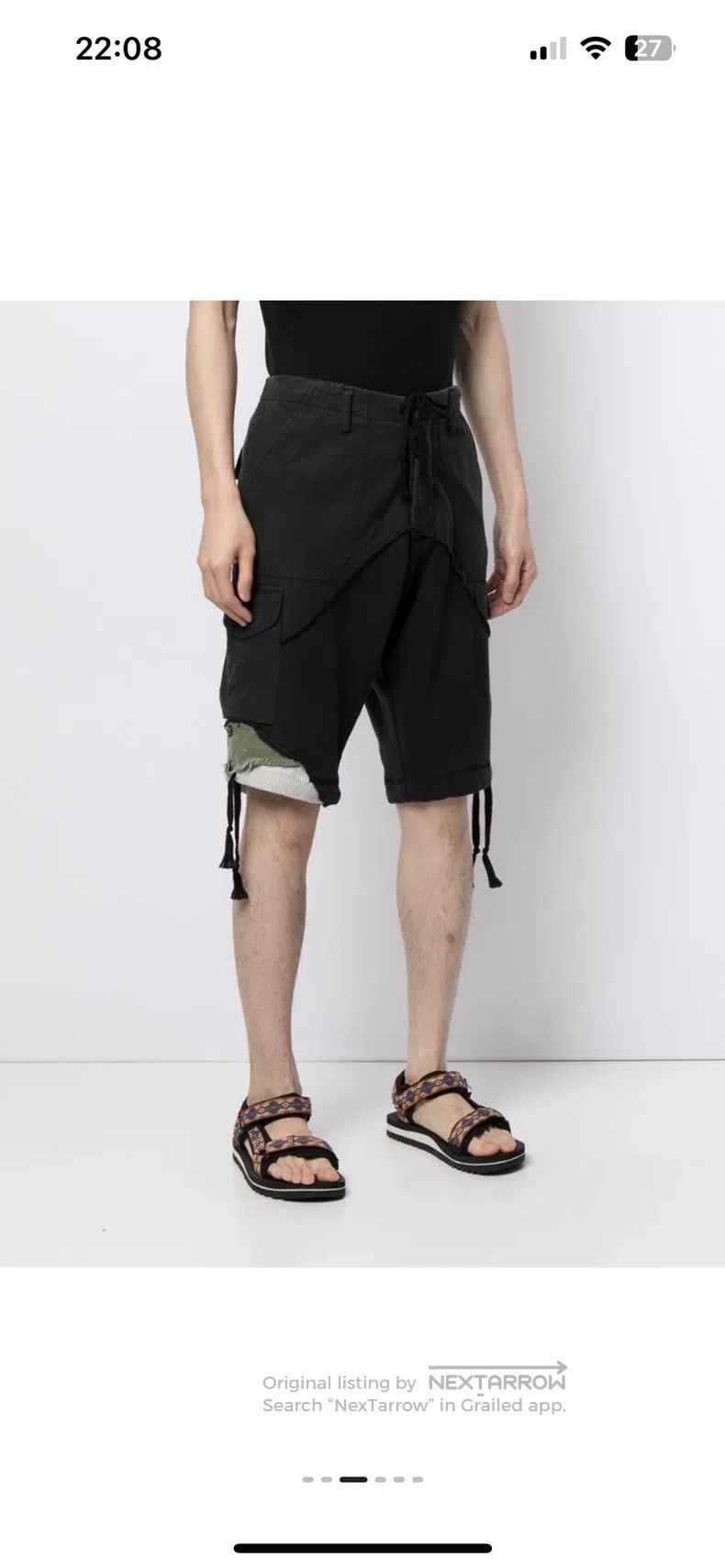 Greg Lauren Greg Lauren size M Distressed Work Shorts Size US 27 - 5 Thumbnail