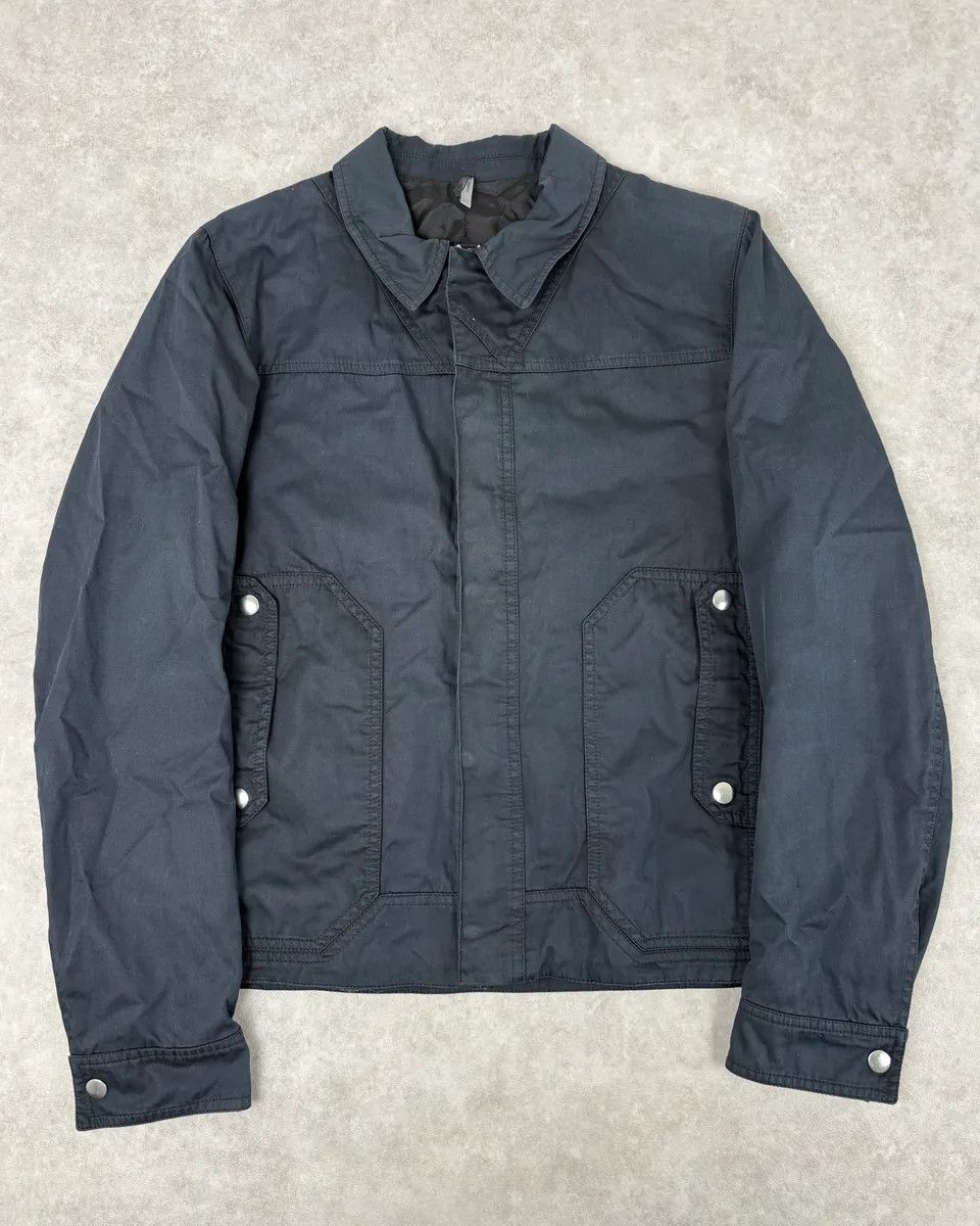Dior SS2008 Dior Navy Light Trucker Jacket by Kris Van Assche Size US S / EU 44-46 / 1 - 1 Thumbnail