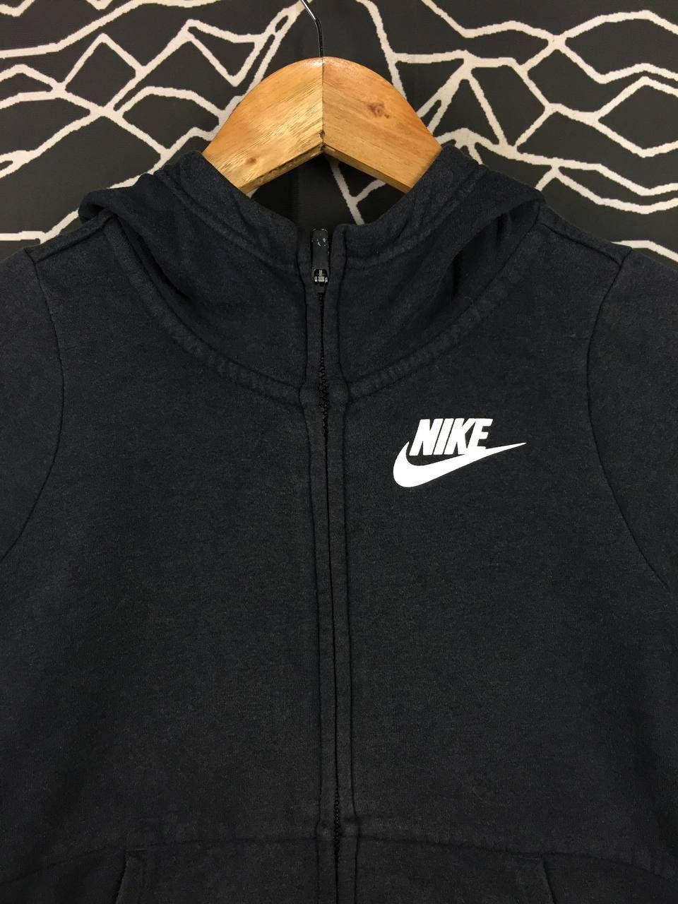 Nike Nike Sportswear Essential Black Zip Up Hoodie Size S / US 4 / IT 40 - 4 Thumbnail