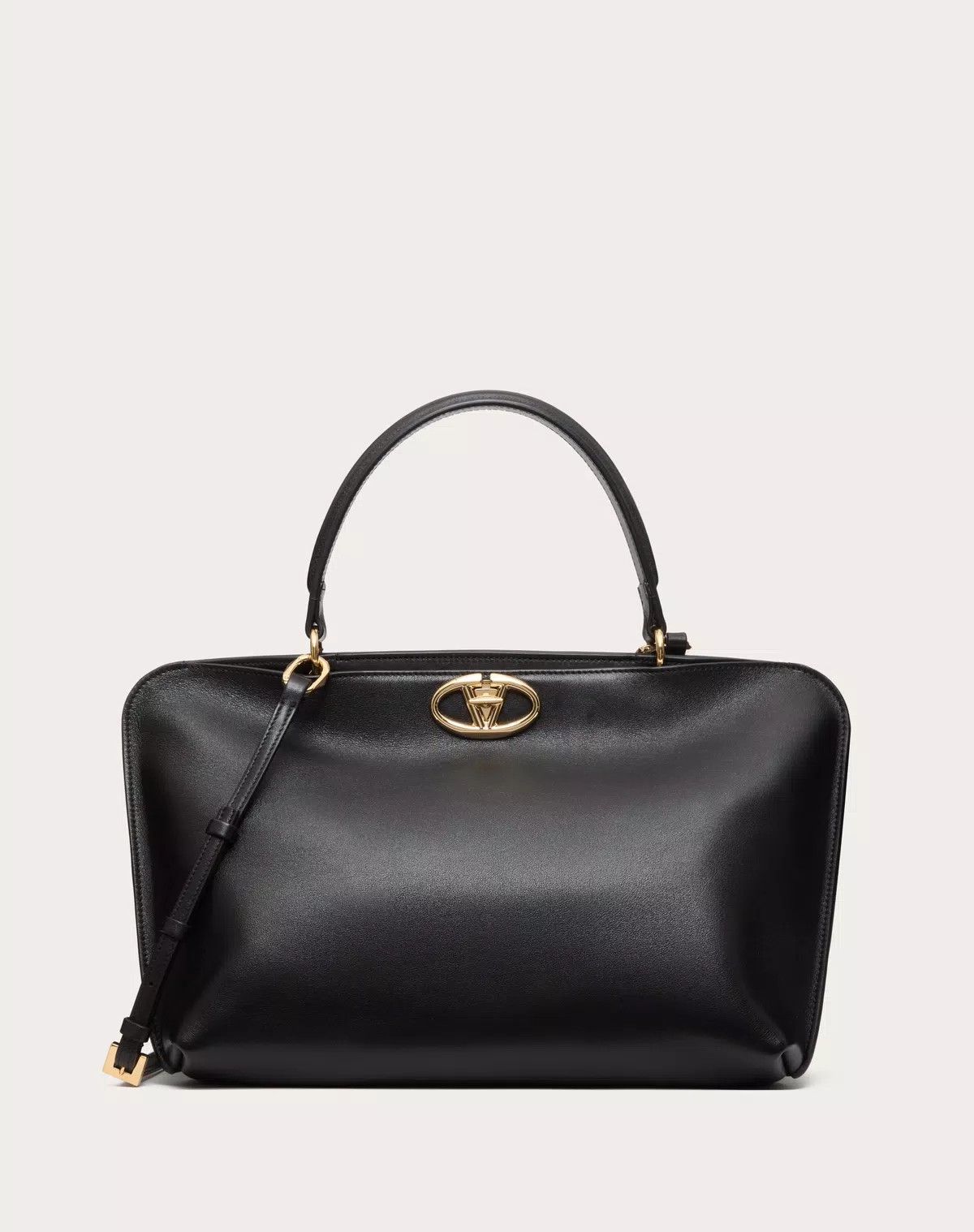 Valentino oc11z0725 Size:OS/2gether Leather Handbag in Black Size ONE SIZE - 1 Thumbnail