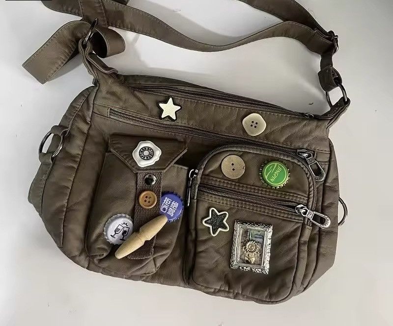 Designer × Japanese Brand Retro Button Bottle Cap Shoulder Bag Size ONE SIZE - 4 Thumbnail