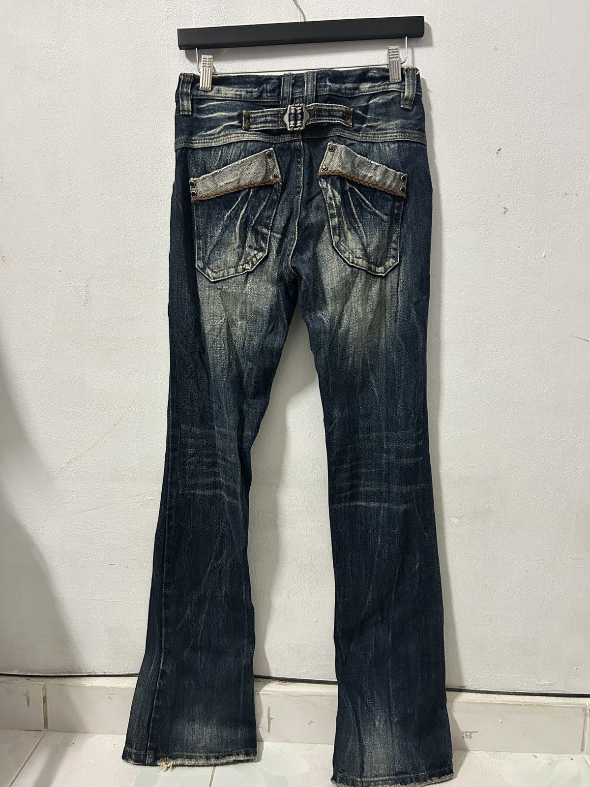 If Six Was Nine Pure paradise flared jeans punk japan style Size US 29 - 7 Thumbnail