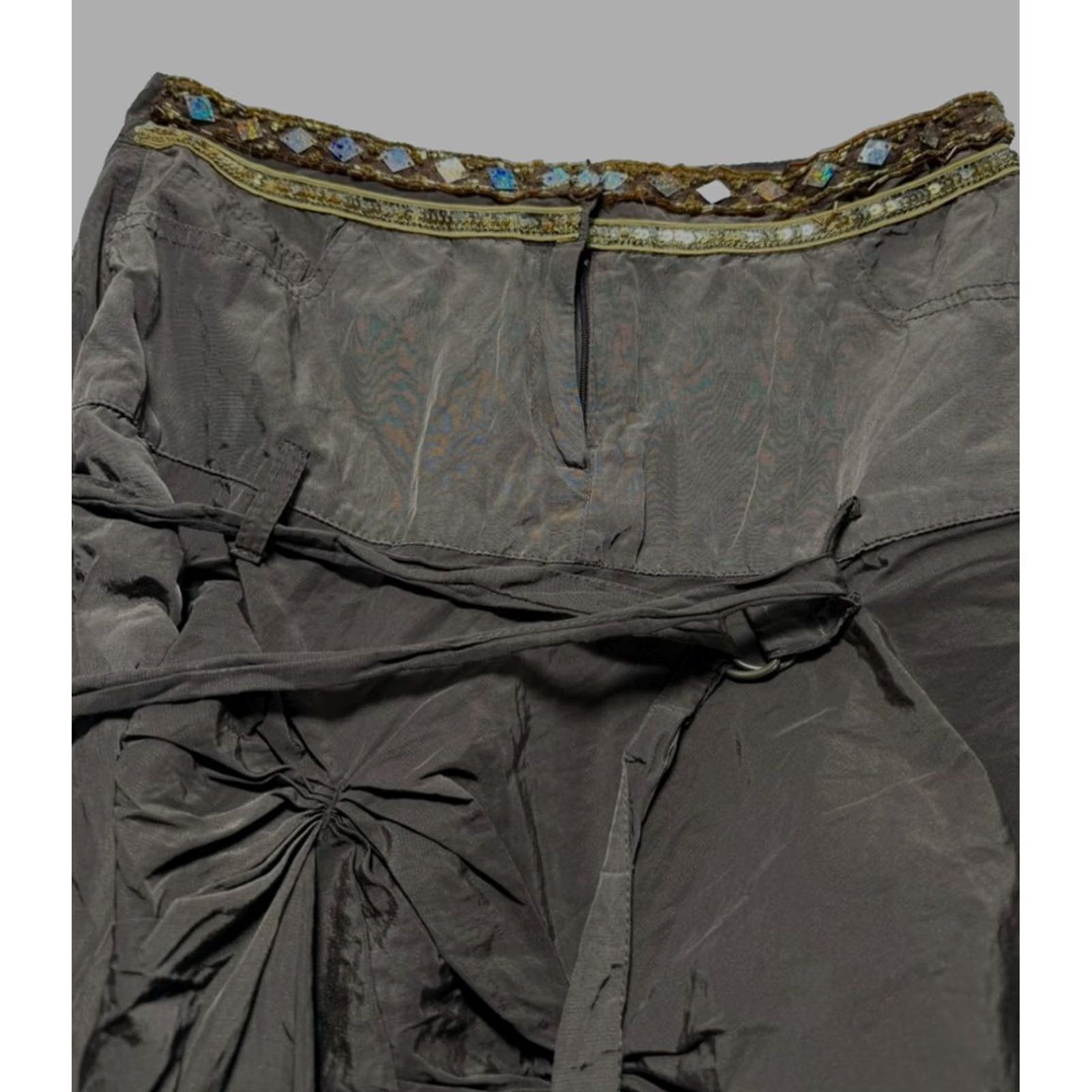 Vintage Urban Renewal Midi Skirt Brown M Casual Corduroy Pull On Women Size 32" / US 10 / IT 46 - 7 Thumbnail