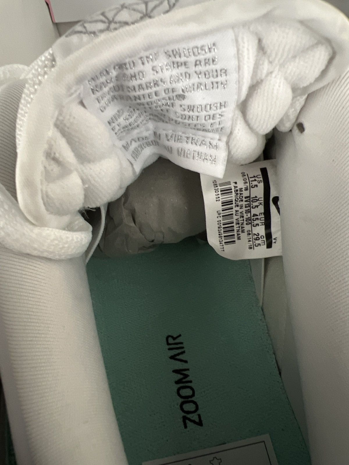 Nike NIKE X DIAMOND SB DUNK LOW PRO WHITE Size US 11.5 / EU 44-45 - 11 Thumbnail