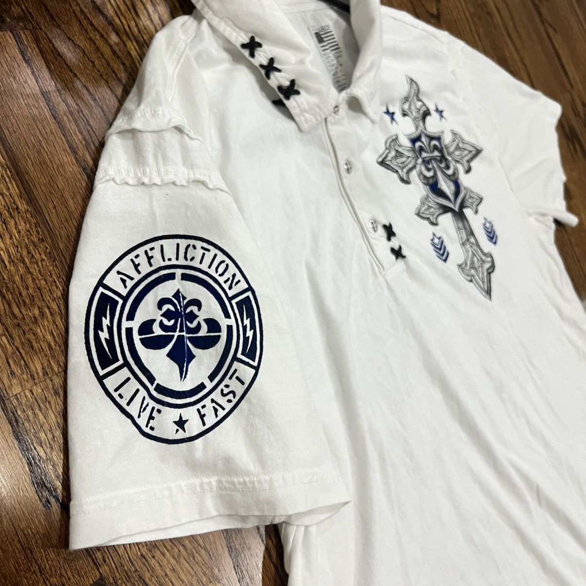 Affliction × Grunt Style AFFLICTION OG POLO Size US XXL / EU 58 / 5 - 3 Thumbnail