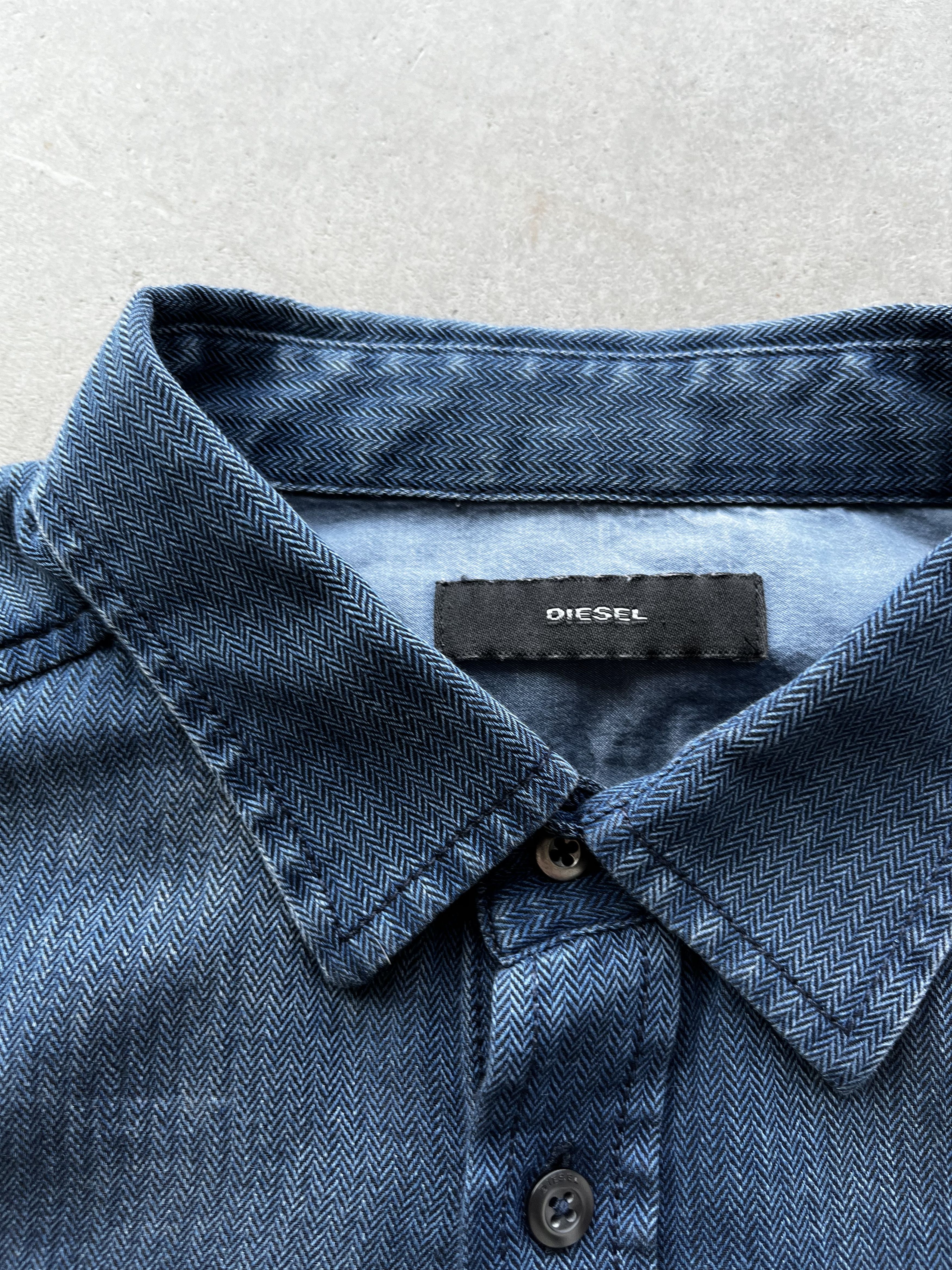 Diesel × Diesel Black Gold Vintage Diesel dark blue button up Size US M / EU 48-50 / 2 - 5 Thumbnail