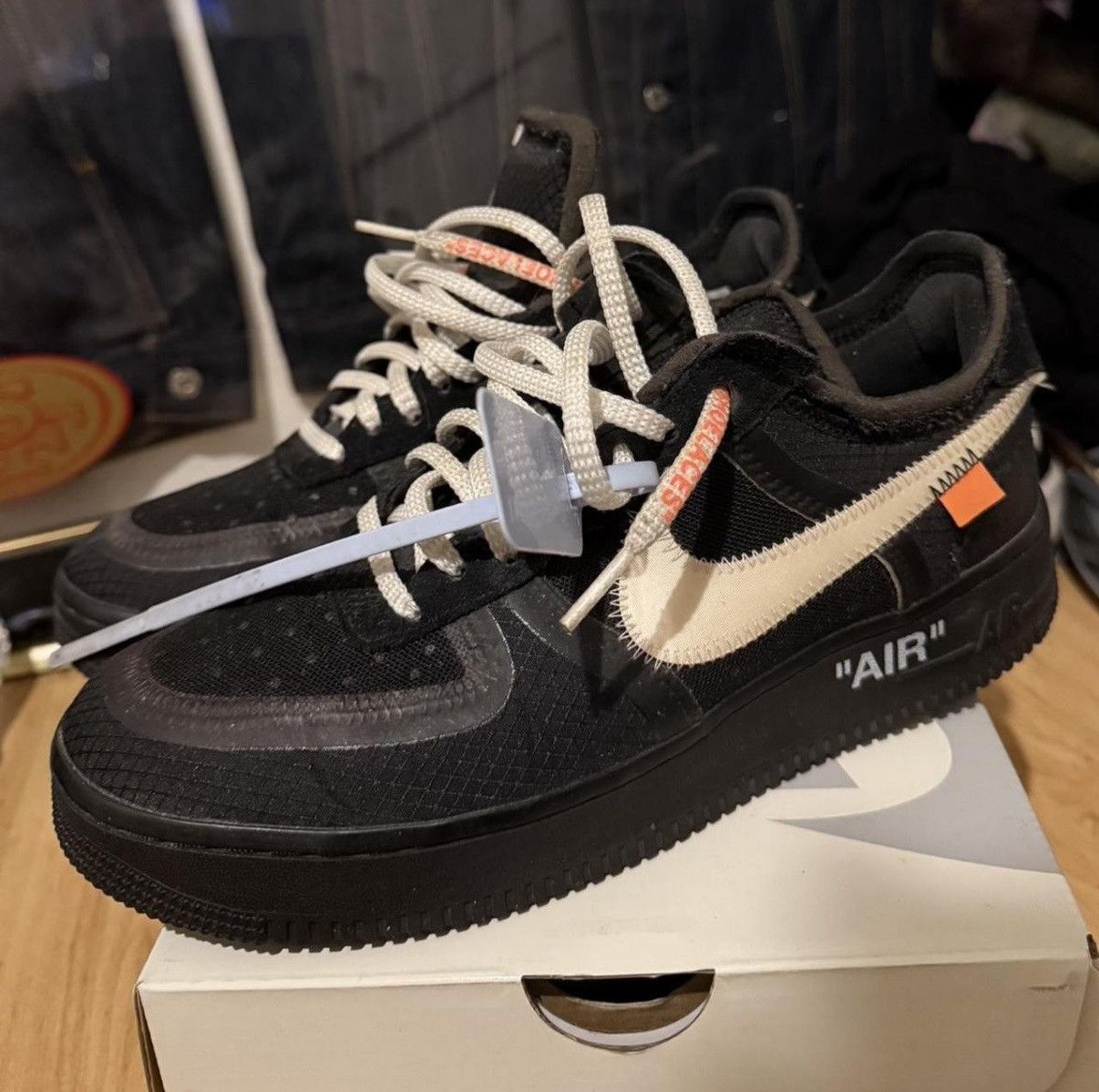 Nike × Off-White 2018 Off-White x Air Force 1 Low 'Black' “the ten” Size US 7.5 / EU 40-41 - 1 Thumbnail
