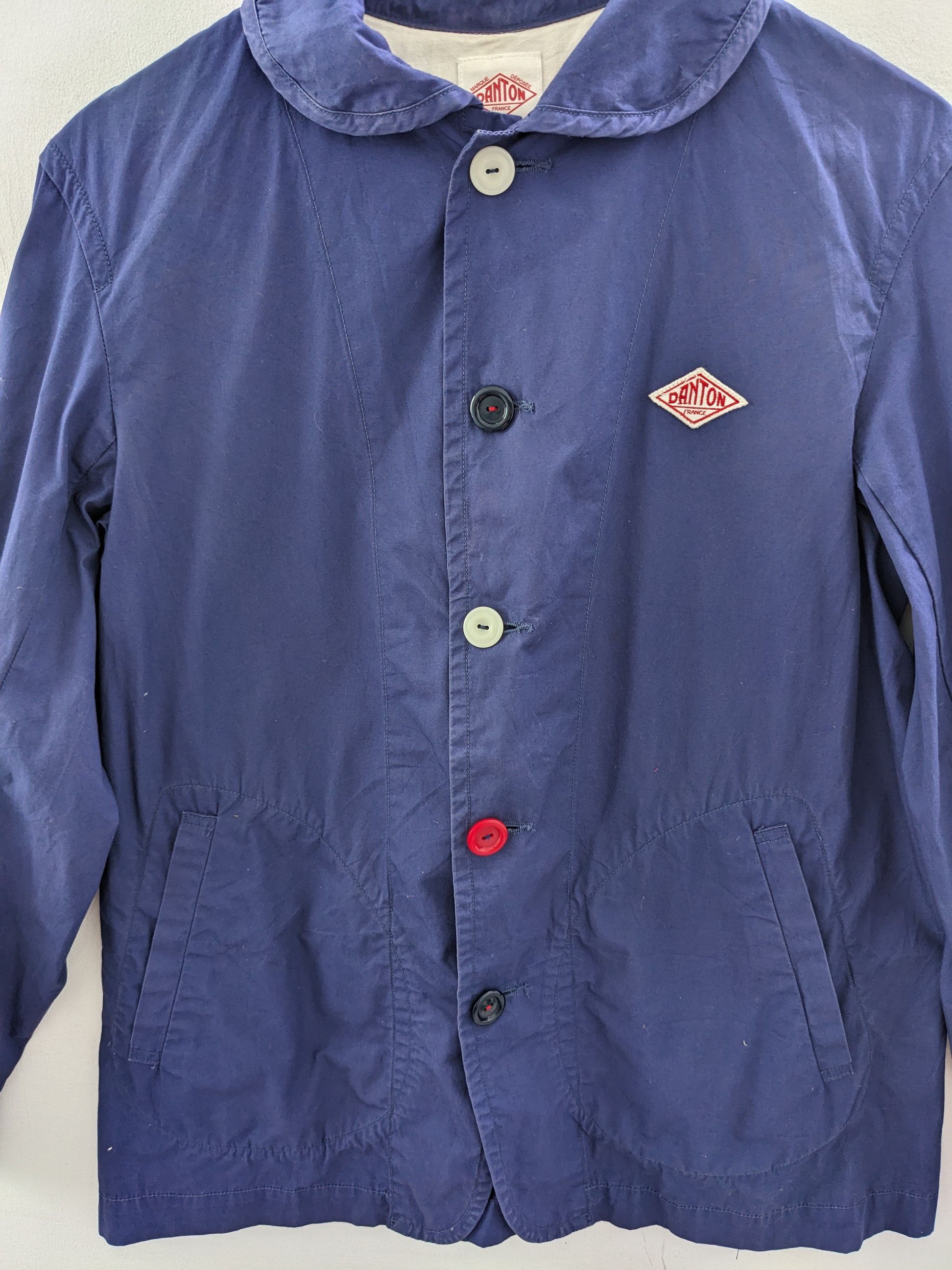 Danton × Le Grande Bleu (L.G.B.) × Vintage Vintage Danton Vetements de Travail Button Up Shirt Size M / US 6-8 / IT 42-44 - 6 Thumbnail