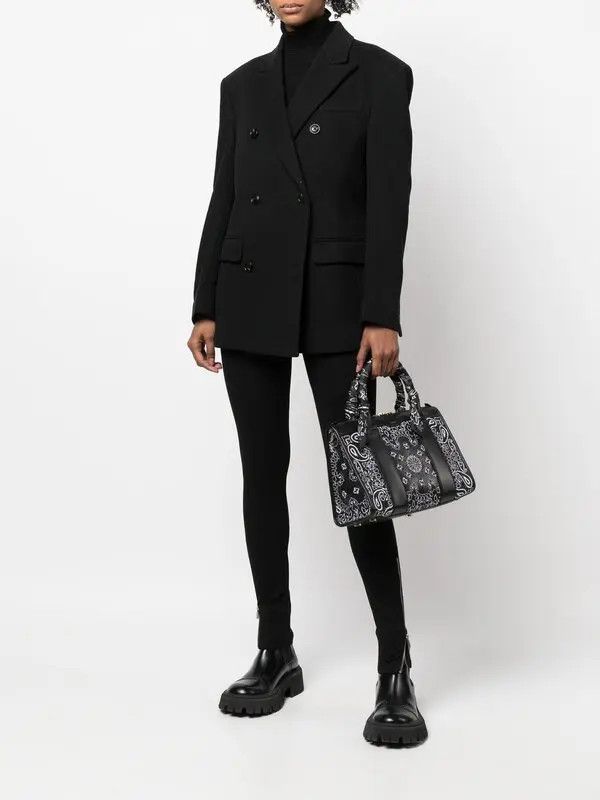 Amiri o1y0425 Blazer in Black Size S / US 4 / IT 40 - 2 Thumbnail