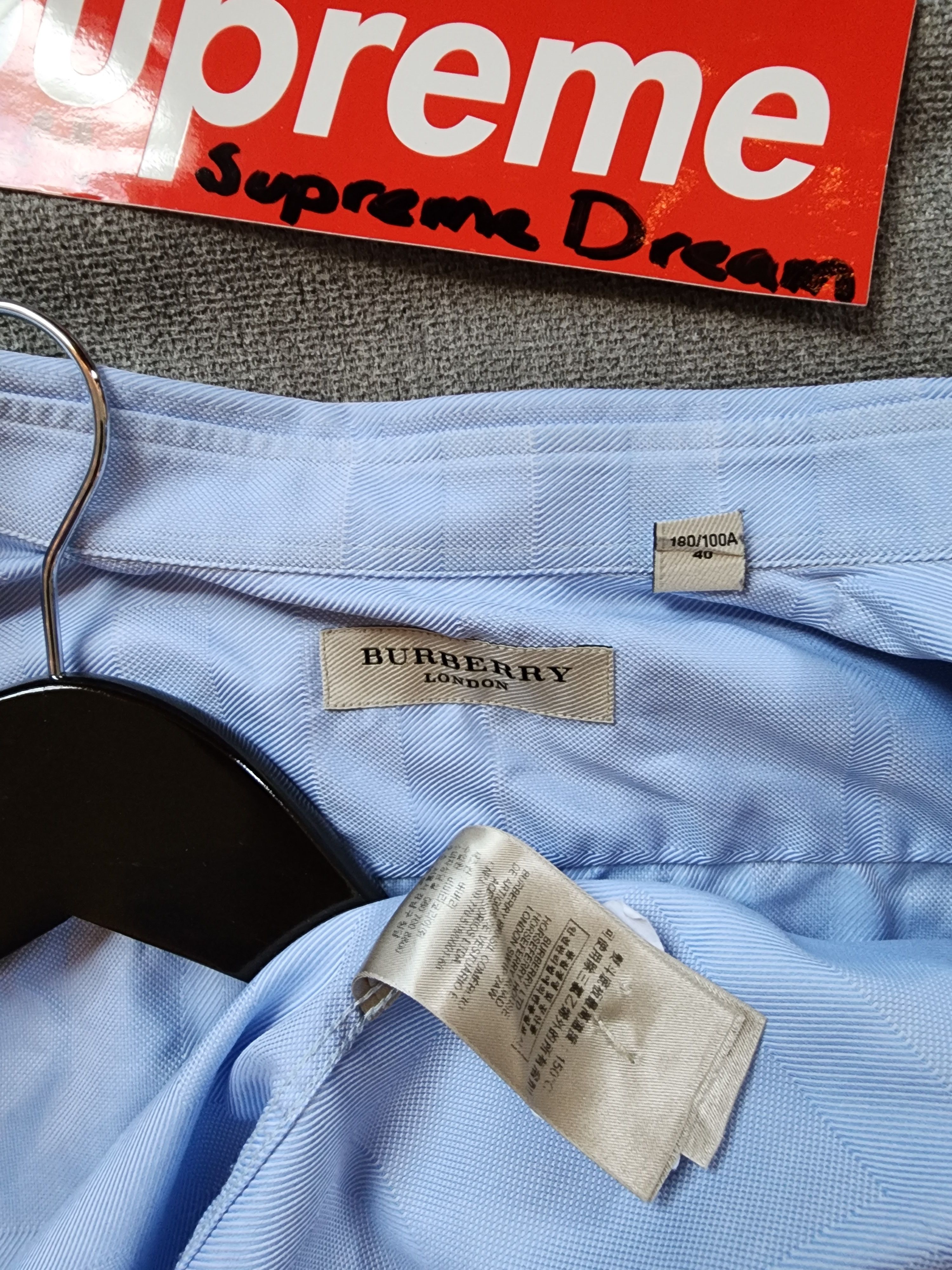 Burberry Burberry Nova Check Button Down Size US XL / EU 56 / 4 - 5 Thumbnail