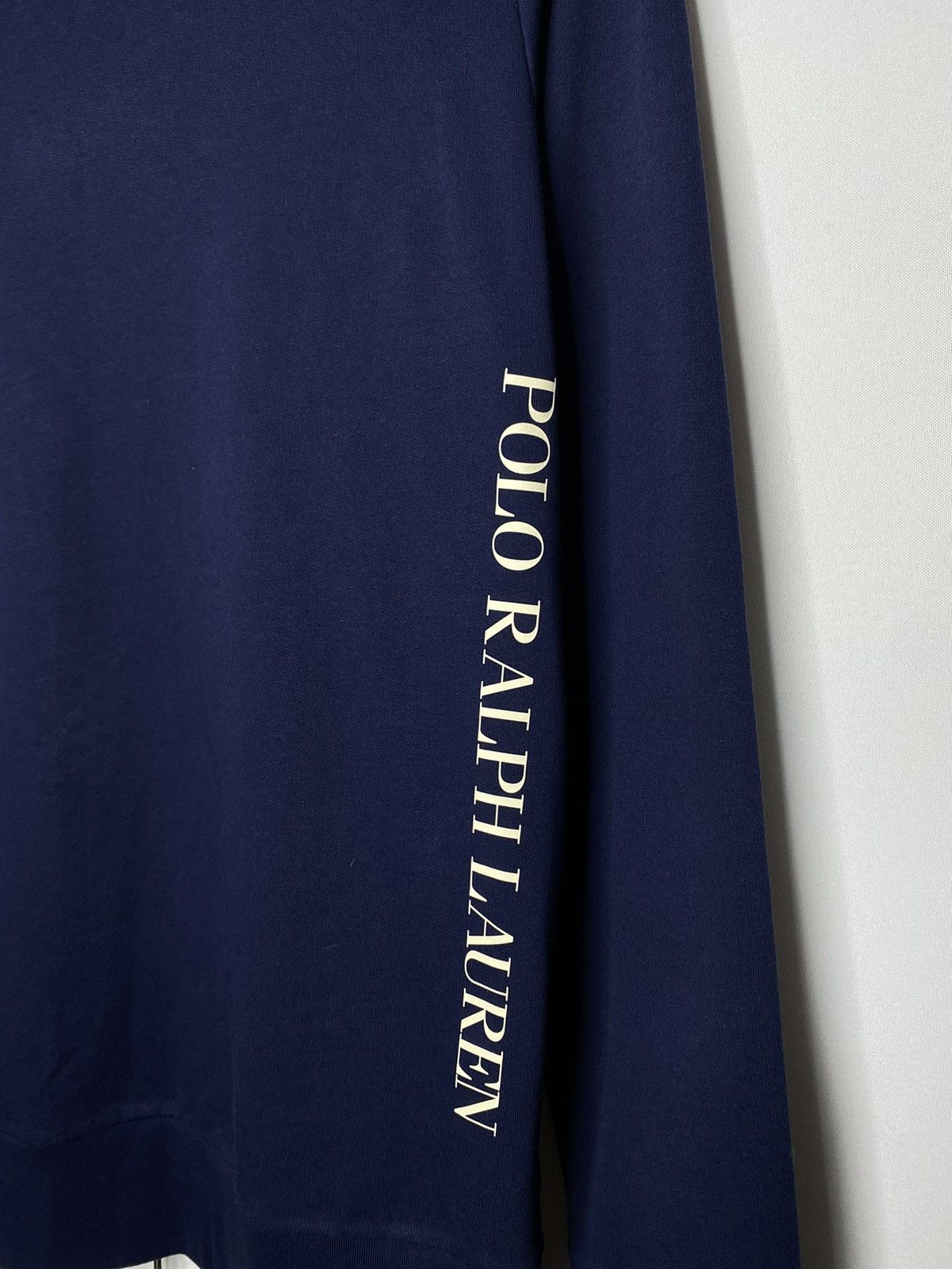 Polo Ralph Lauren 💵 Polo Ralph Lauren Long Sleeve Sweatshirt Big Logo Navy💵 Size US L / EU 52-54 / 3 - 4 Thumbnail