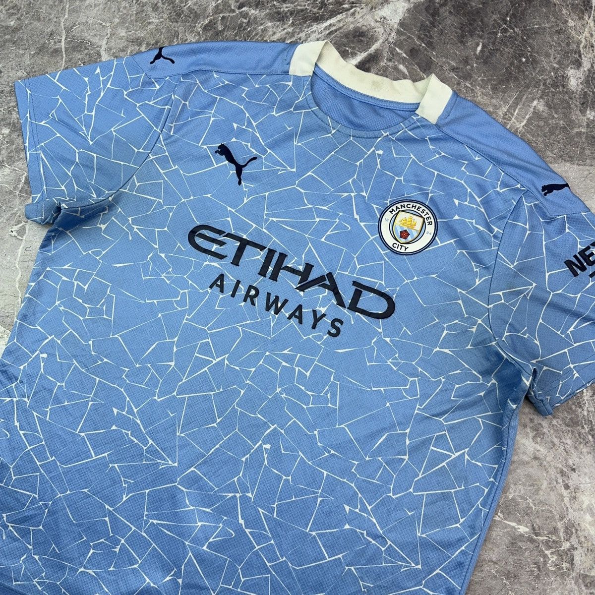 Puma Puma Manchester City Jersey 2020-21 Home Kit Football Shirt Size US XL / EU 56 / 4 - 9 Thumbnail
