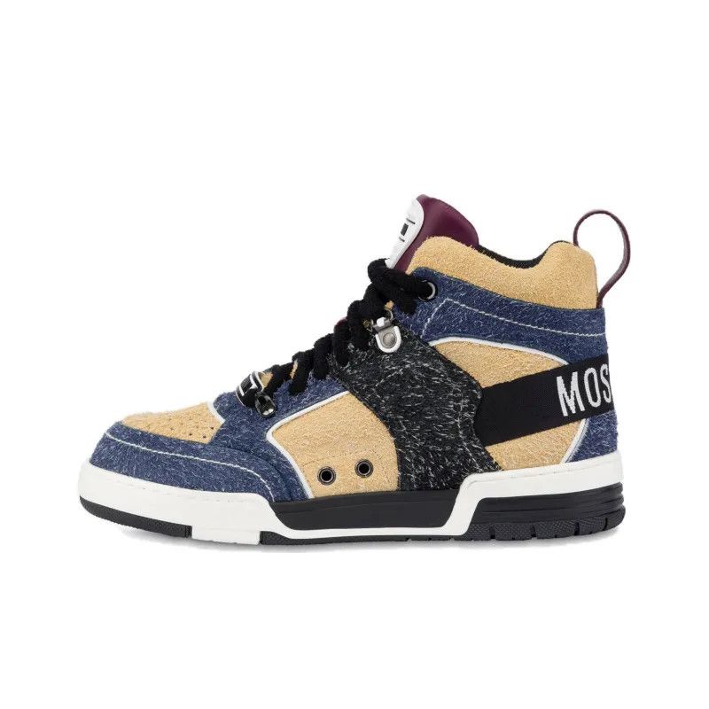 Moschino o1y0225 Hi-Top Sneakers in Multicolor Size US 11 / EU 44 - 1 Thumbnail