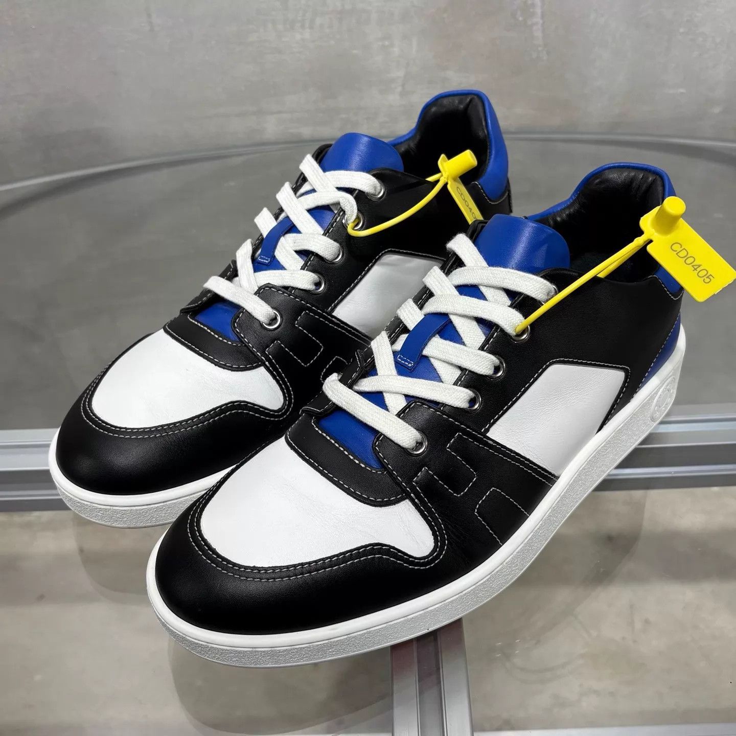 Hermes Hermes Freestyle Blue-Black Platform Sneakers EU 39 Size US 6 / EU 39 - 2 Thumbnail