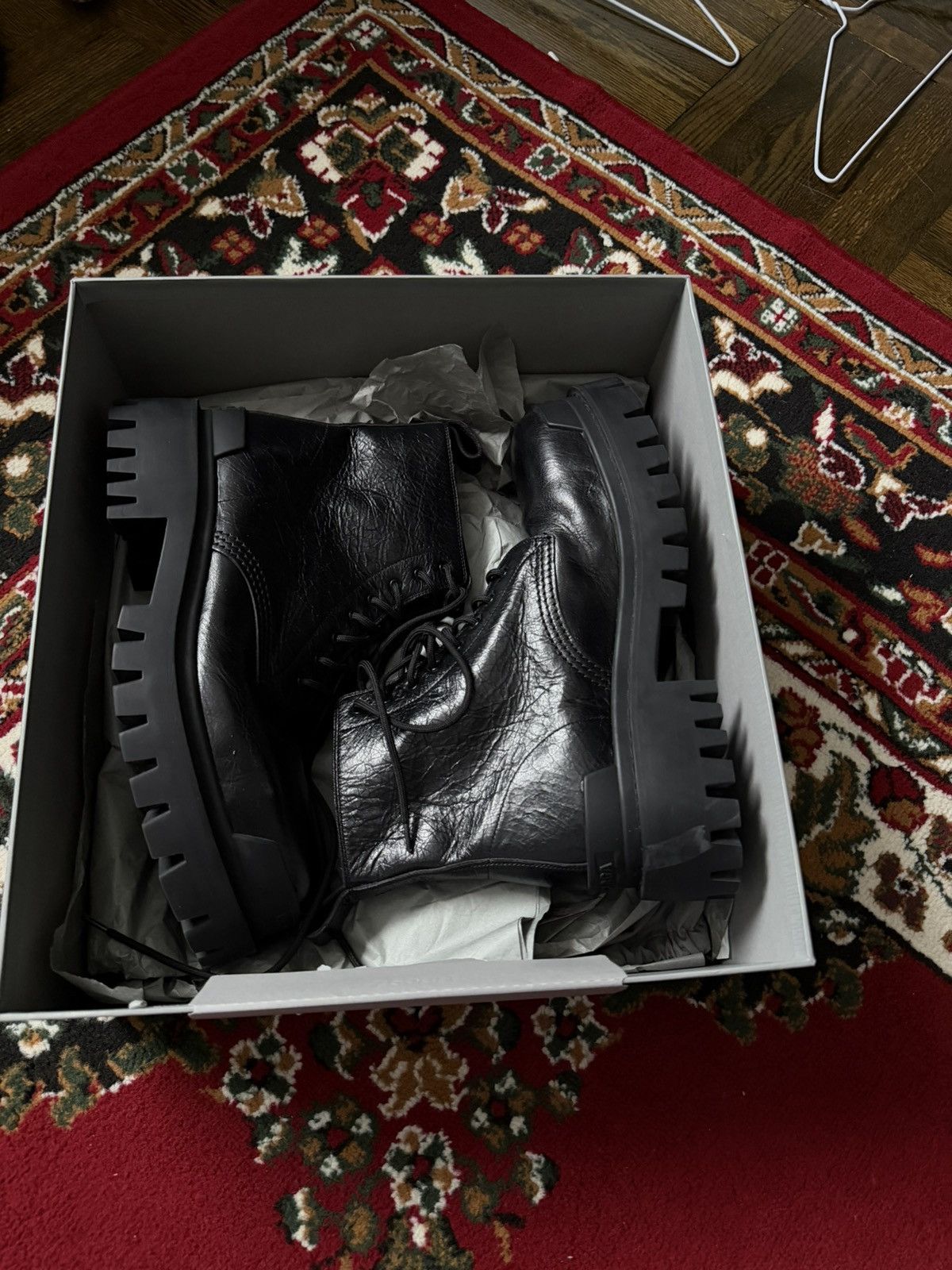 Balenciaga Balenciaga Strike Boots Leather Black Size 43 Size US 9.5 / EU 42-43 - 10 Thumbnail