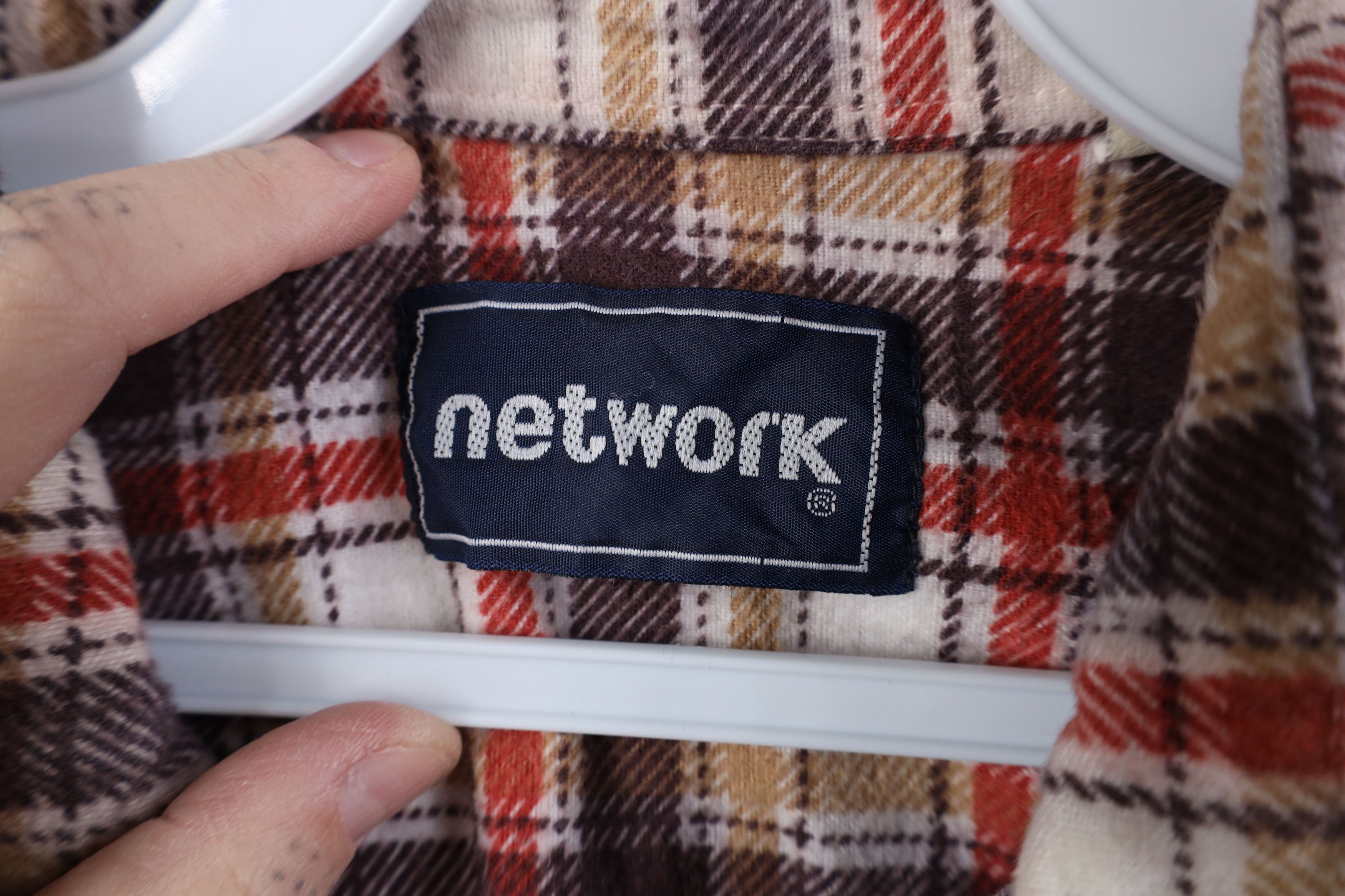 Vintage Vintage 70s Streetwear Heavyweight Button Shirt Plaid Size US XL / EU 56 / 4 - 6 Thumbnail