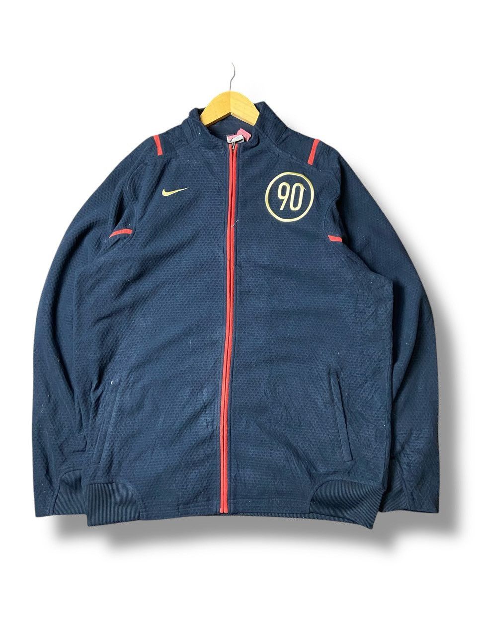 Nike × Vintage Vintage NIKE Total 90 Zipper Jacket (104) Size US XL / EU 56 / 4 - 1 Thumbnail