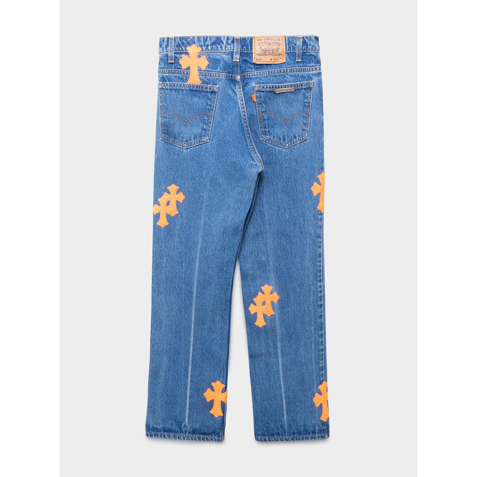Chrome Hearts Art Basel Patched Levis Size US 32 / EU 48 - 2 Thumbnail
