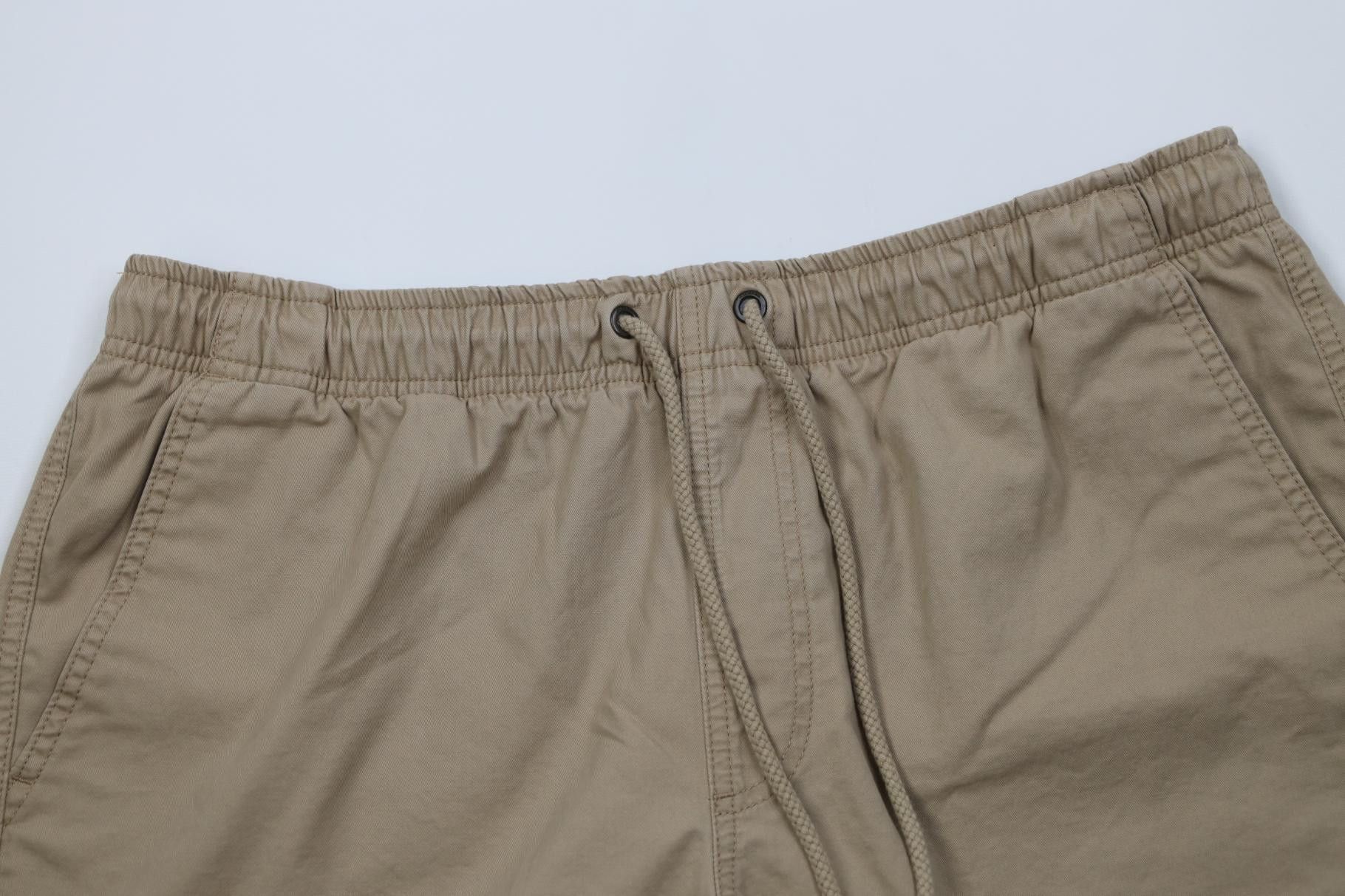L.L. Bean Vintage 90s Y2K LL Bean Above Knee Shorts Beige Tan Cotton Size US 34 / EU 50 - 2 Thumbnail