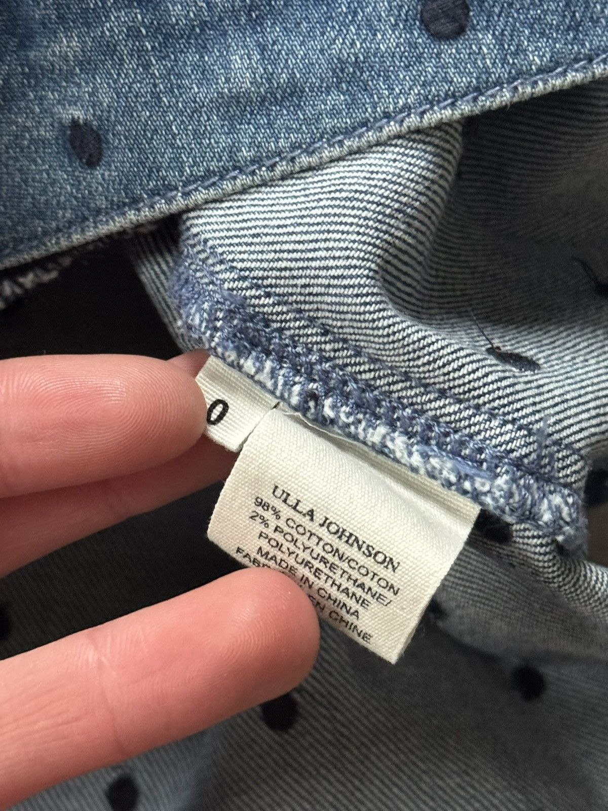 Ulla Johnson Ulla Johnson Lyna 0size denim dotted dress 👗 blue Size XS / US 0-2 / IT 36-38 - 8 Thumbnail