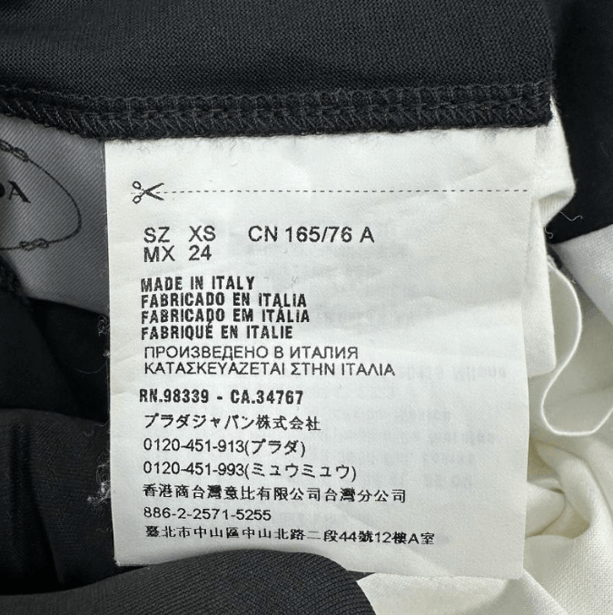 Prada Prada Long Sleeve T-shirt Size US XS / EU 42 / 0 - 4 Thumbnail