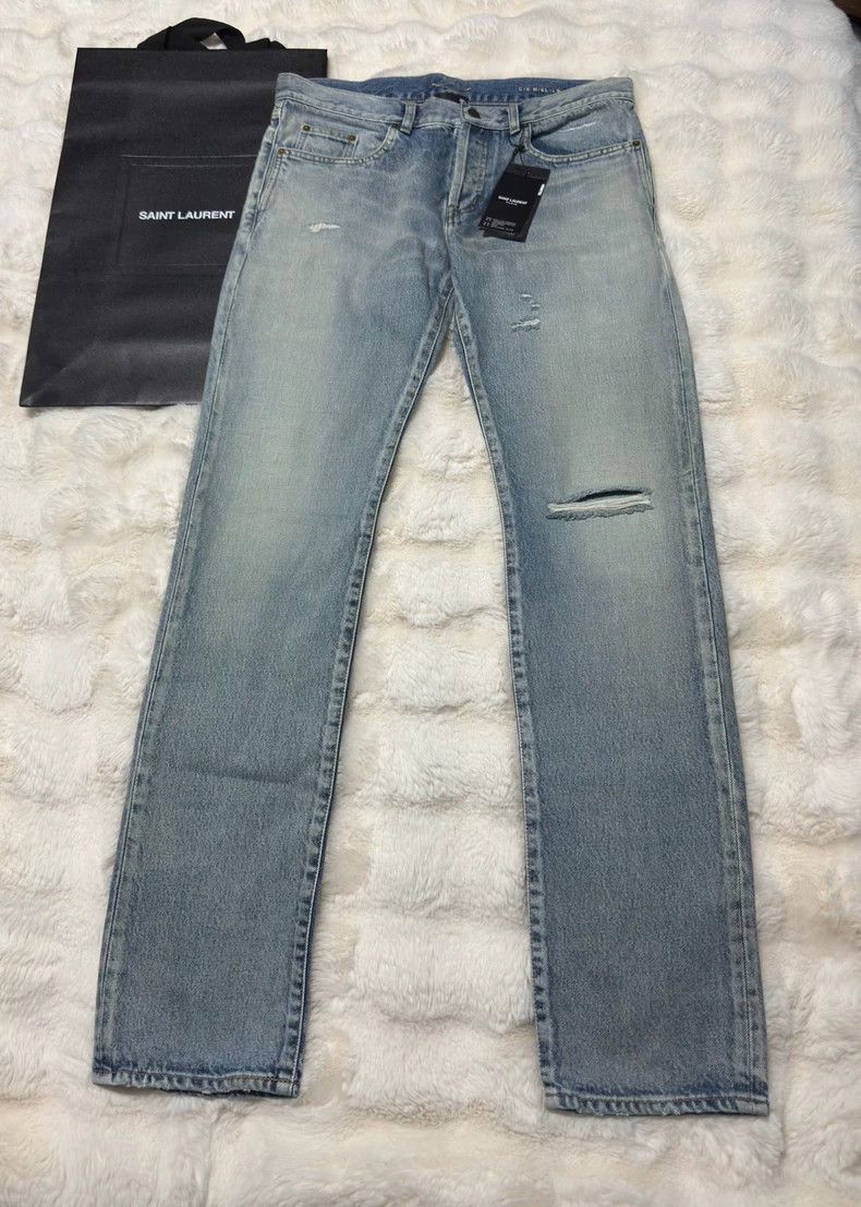Yves Saint Laurent saint laurent Knife damage to jeans 2503-Nextarrow Size US 32 / EU 48 - 2 Thumbnail