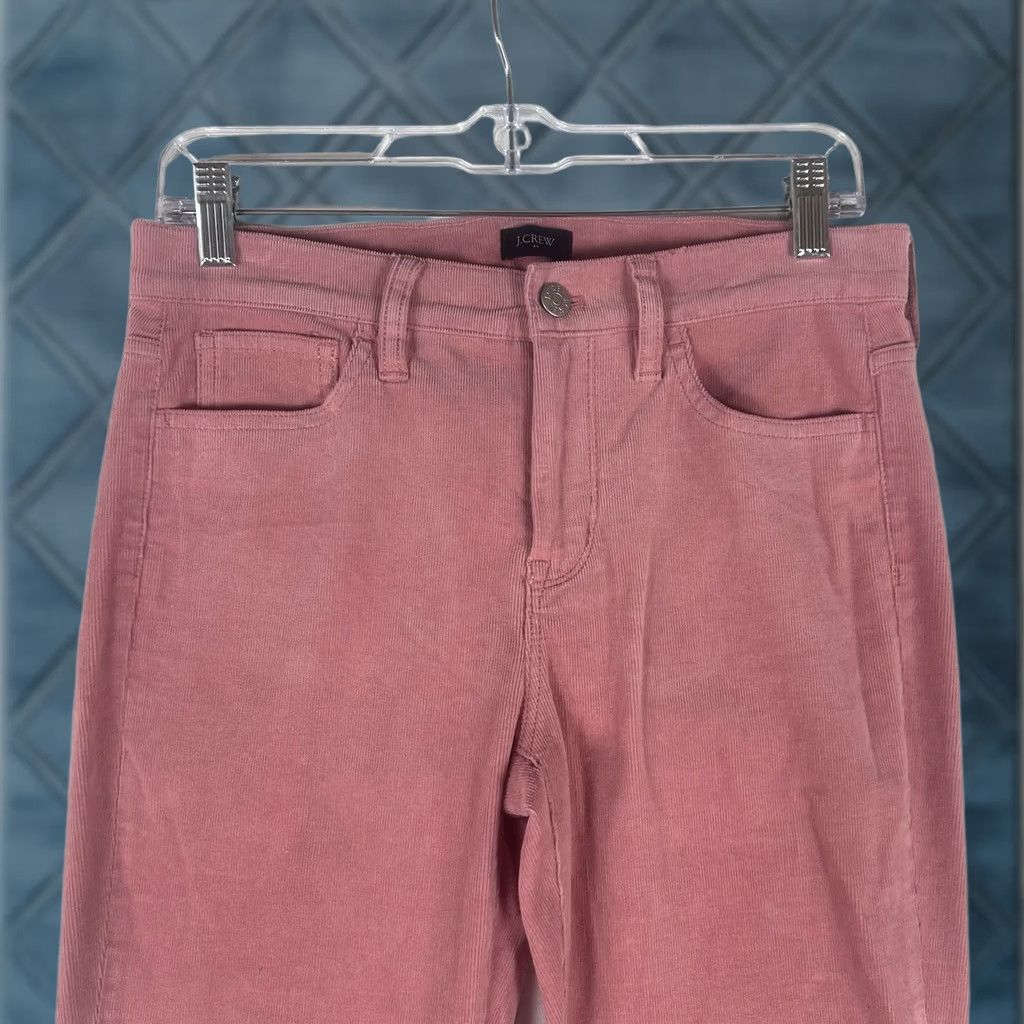 J.Crew J.Crew Corduroy Chino Pants Womens 26 Pink Casual Mid Rise Workwear Office Prep Chino Pants Stretch Regular Womens Size 26" / US 2 / IT 38 - 1 Thumbnail