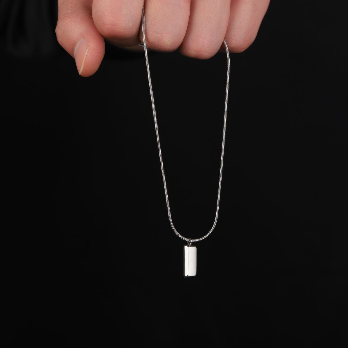 Japanese Brand Square Pendant Necklace Size ONE SIZE - 3 Thumbnail