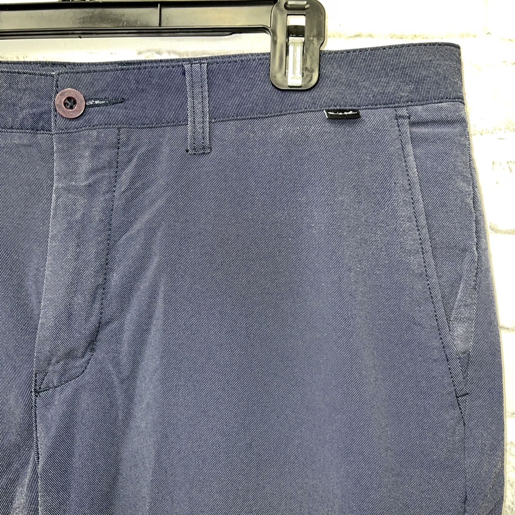 TravisMathew Travis Mathew Pants Mens 36x33 Chino Gray Blue Golf Regular Pants Size US 36 / EU 52 - 2 Thumbnail