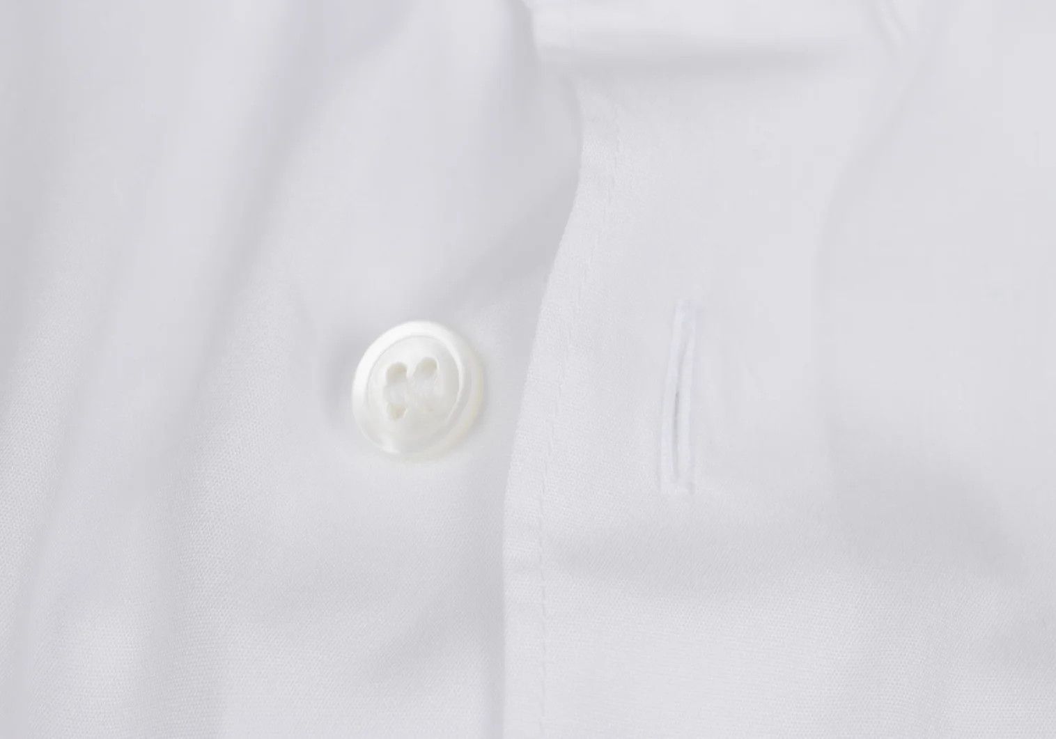 Comme des Garcons Homme Plus Cotton Layered Design Shirt in White, Size S Size US S / EU 44-46 / 1 - 4 Thumbnail