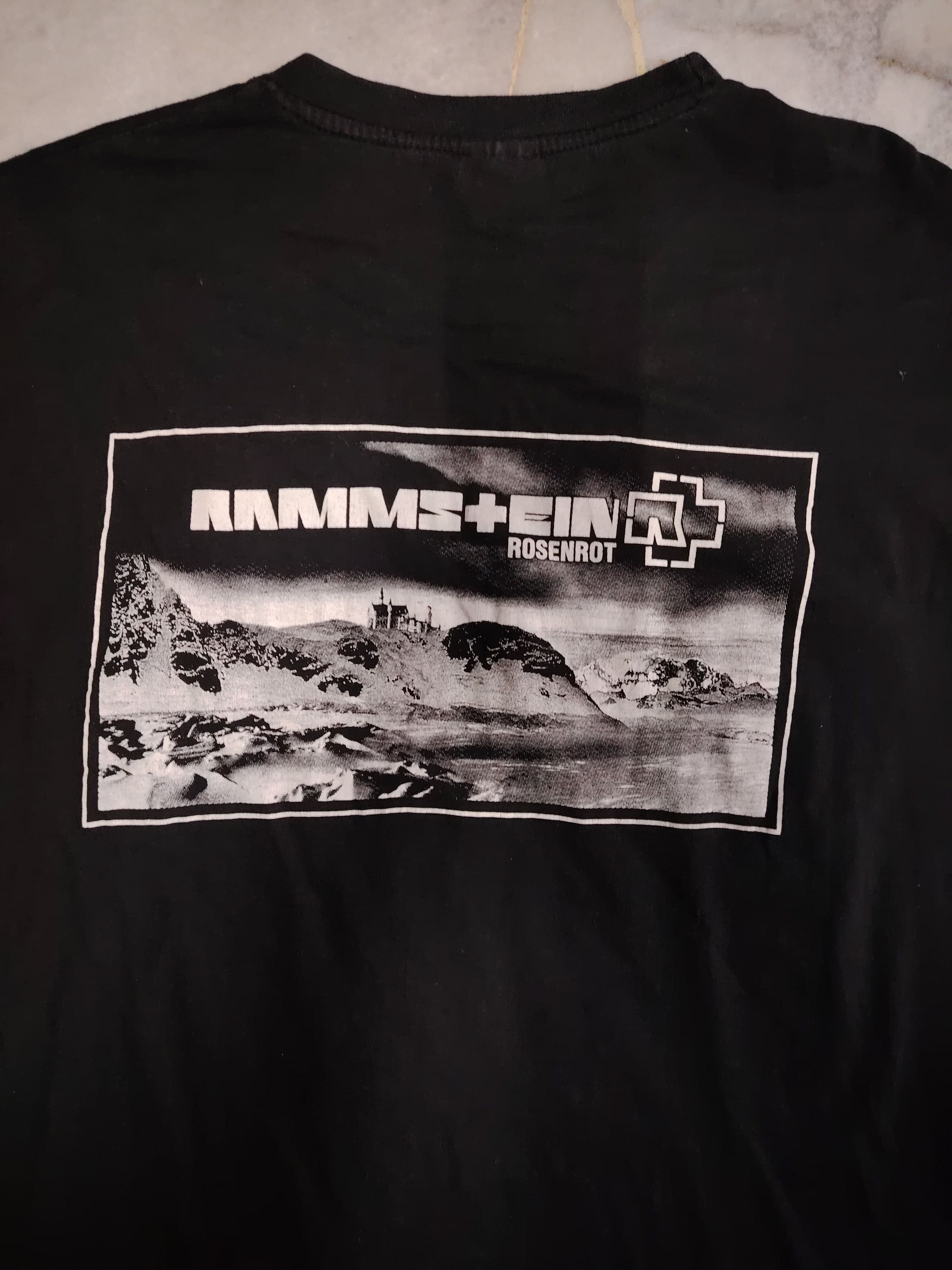 Band Tees × Vintage Vintage Rammstein Rosenrot t shirt Size US L / EU 52-54 / 3 - 4 Thumbnail