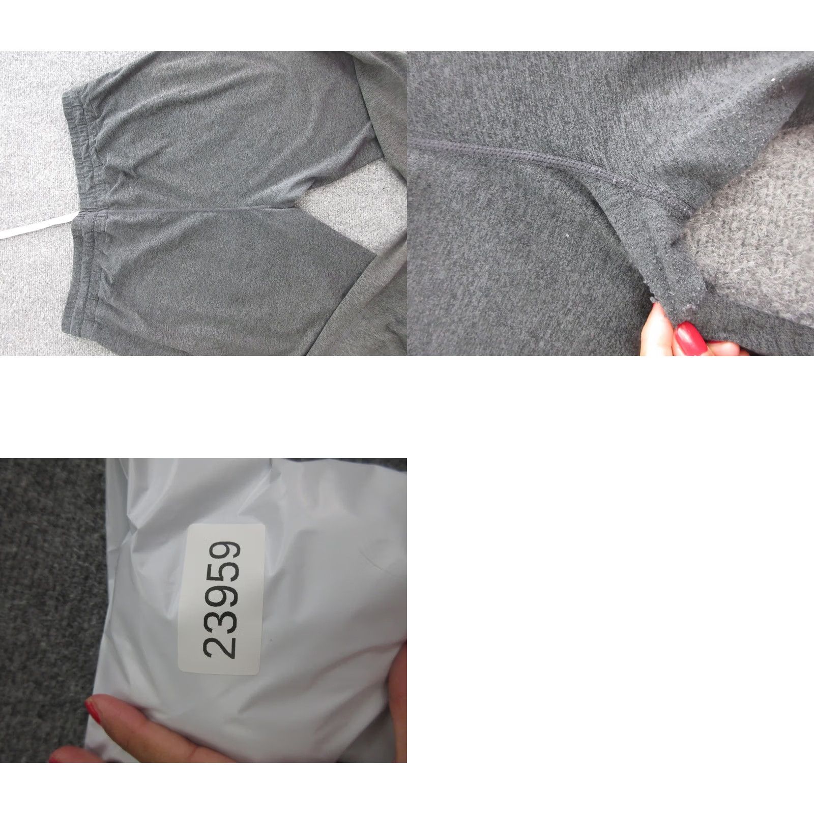 Vuori Vuori Mens Medium Gray Jogger Sweatpants Elastic Waist Pockets Tapered Leg Jersey Lounge Activewear Pants Size US 31 - 9 Thumbnail