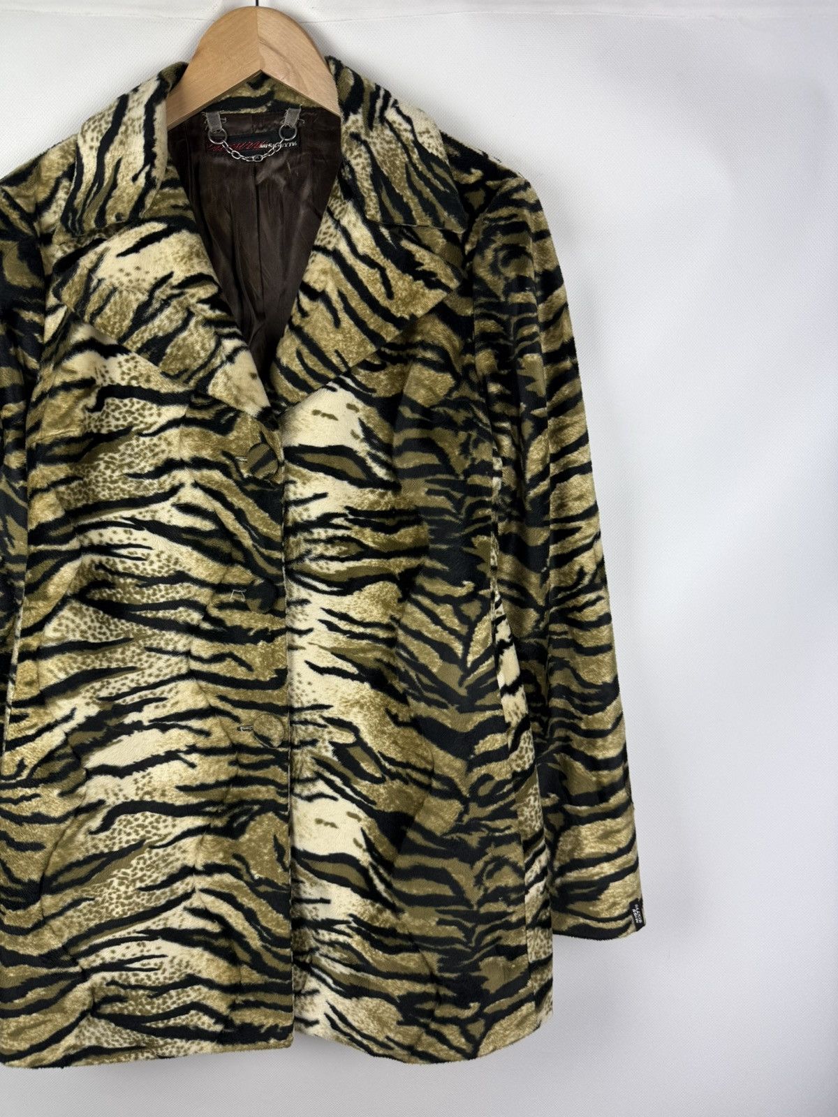 Miss Sixty × Vintage Miss Sixty Vintage Y2K Ladies Leopard Pattern Coat Jacket Size L / US 10 / IT 46 - 3 Thumbnail