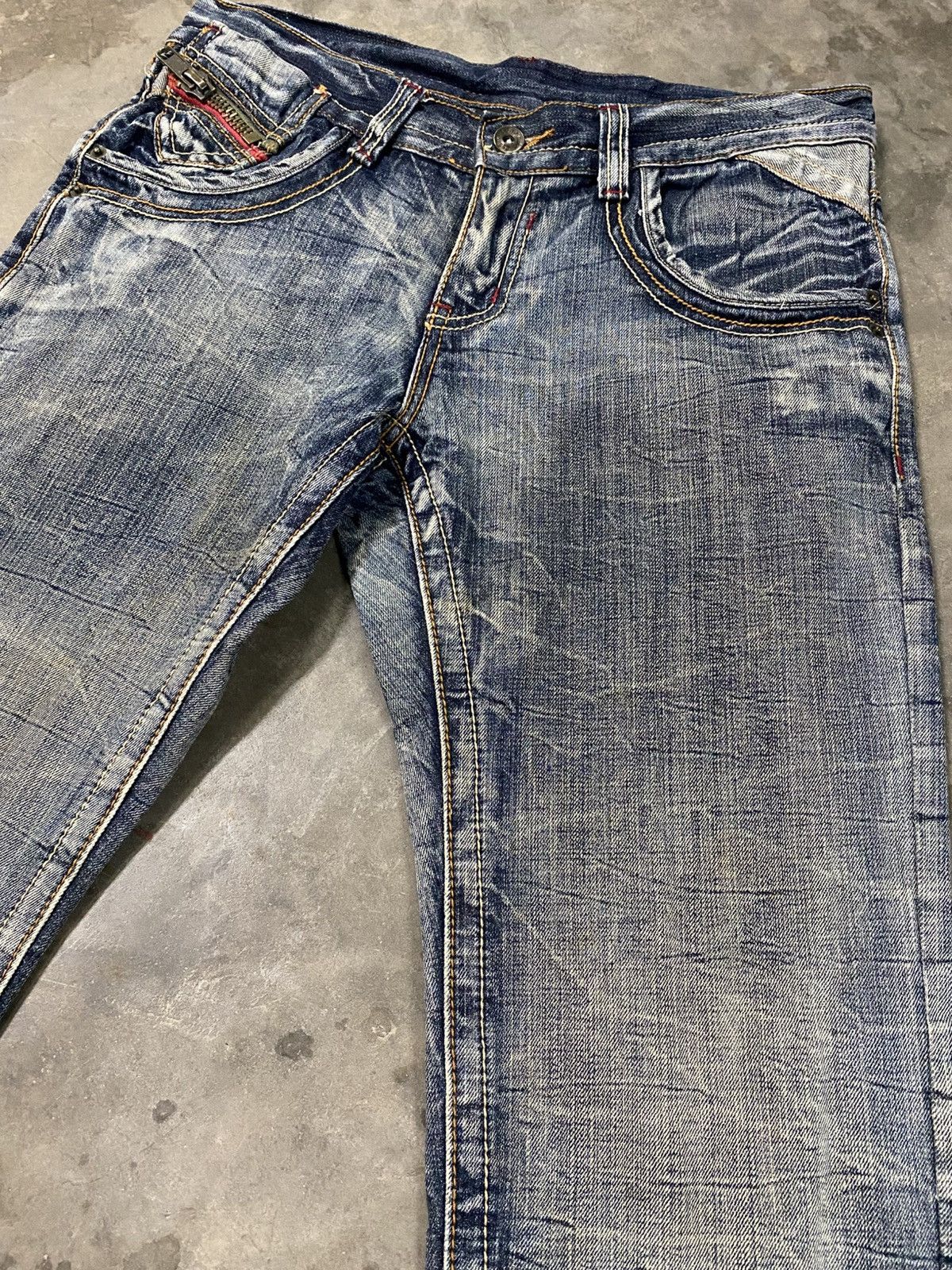 If Six Was Nine × Tornado Mart × semanticdesign Flare Jeans Japan Semantic Design Clawsmark Distressed @193 Size US 31 - 13 Thumbnail