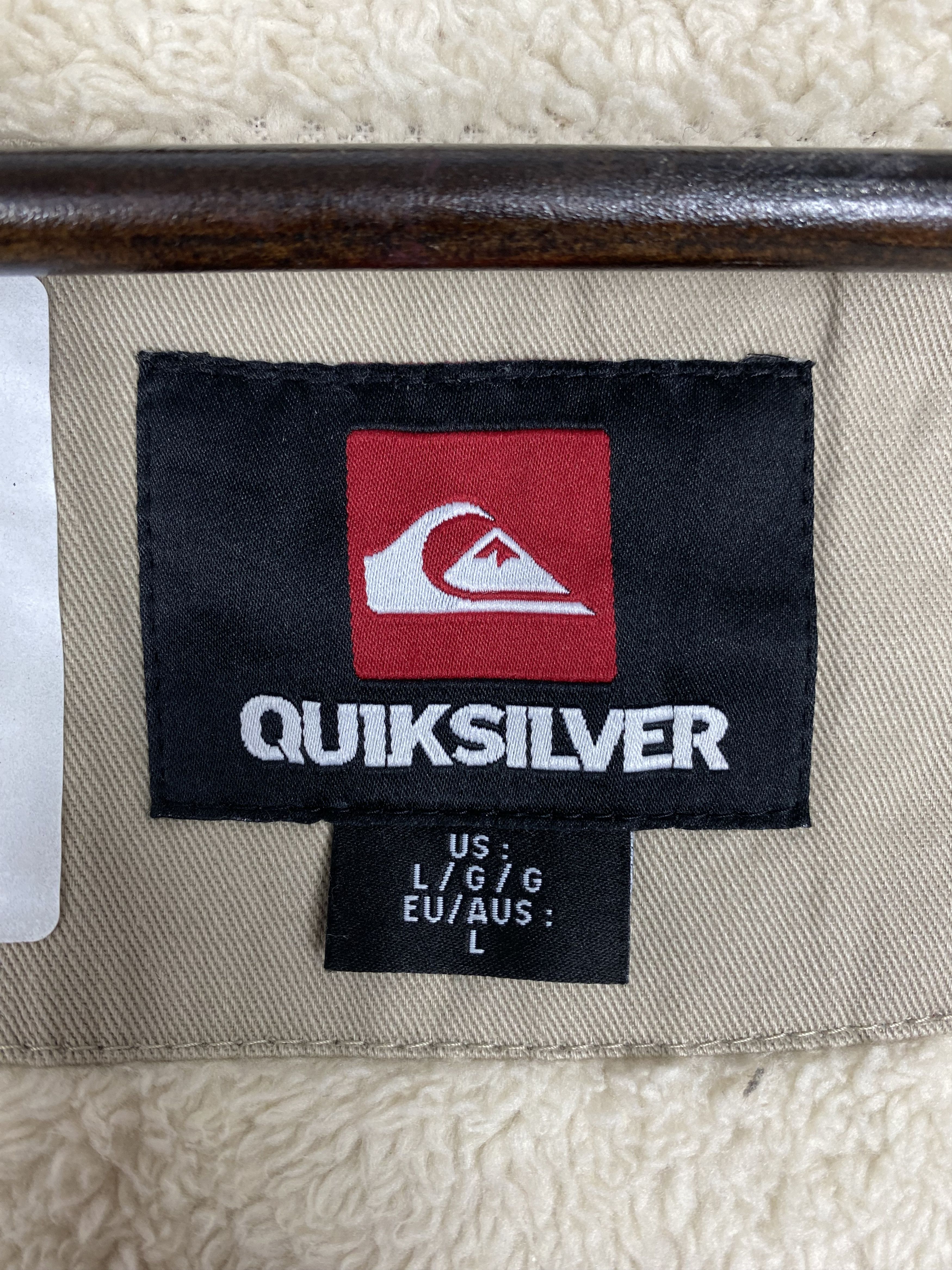 Quiksilver Vintage Quiksilver Fleece Lining Jacket DJ0419 Size US L / EU 52-54 / 3 - 11 Thumbnail