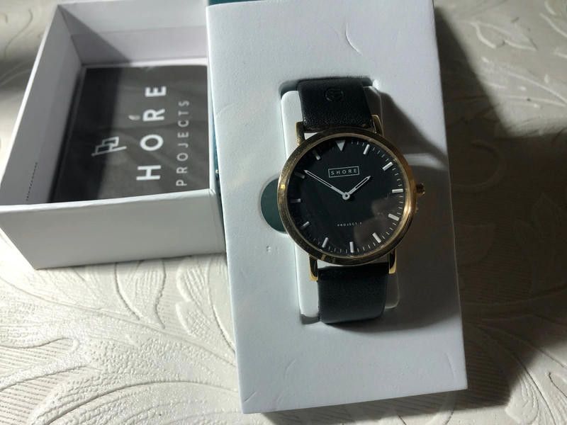 Designer Shore Projects Watch With Black Strap - Unisex Size ONE SIZE - 4 Thumbnail